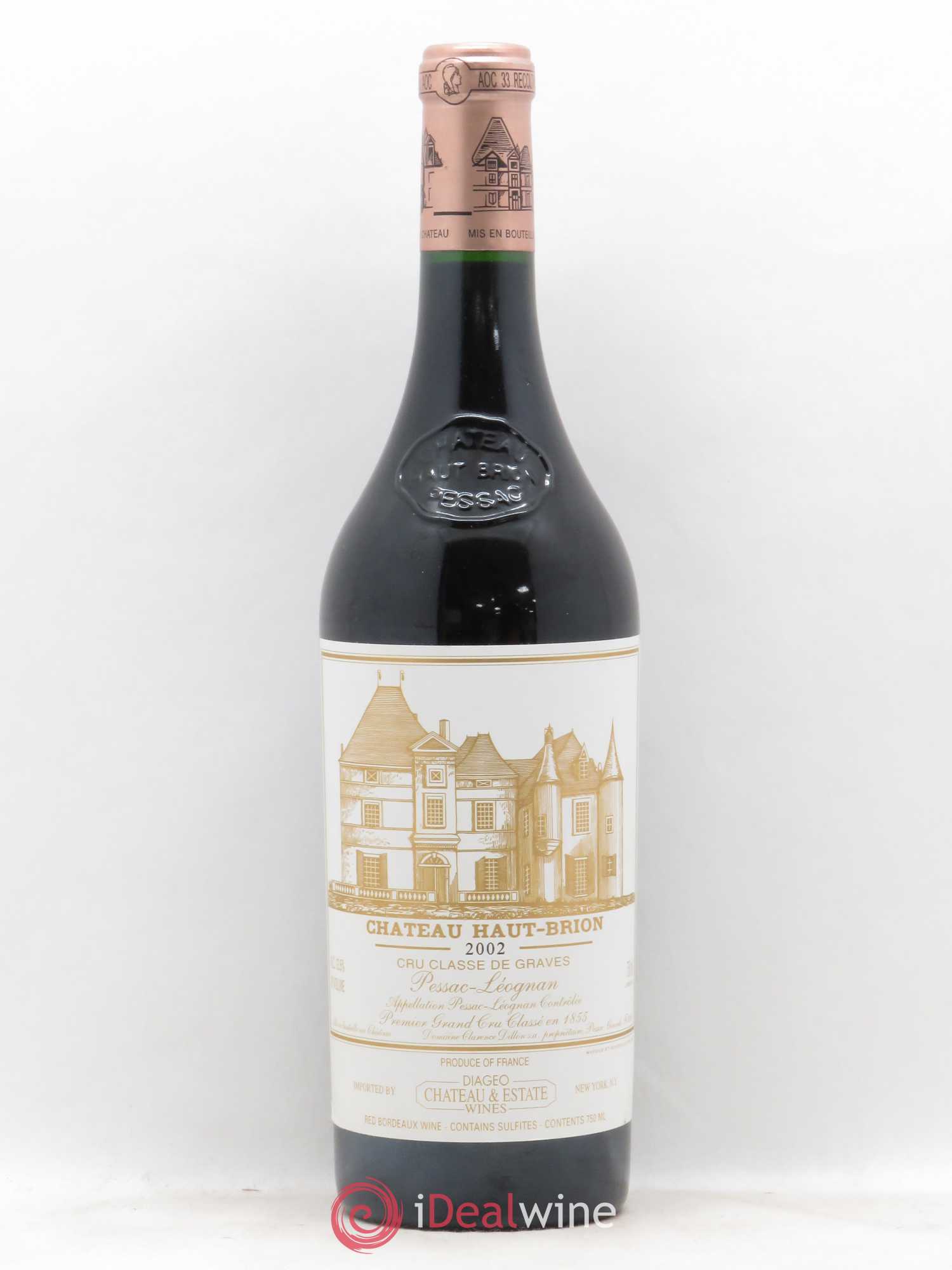 Château Haut Brion 1er Grand Cru Classé 2002 - Lot de 1 bouteille - 0