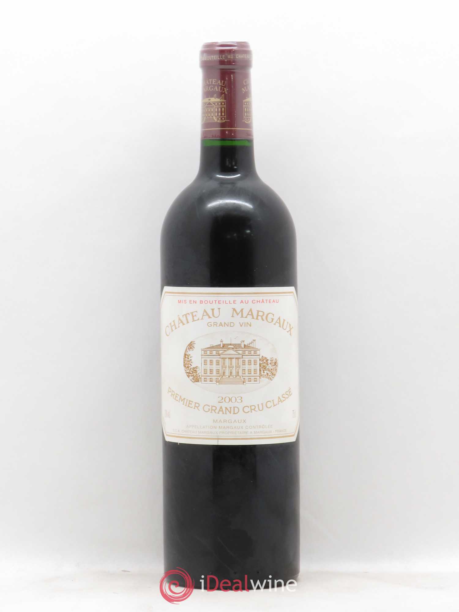 Château Margaux 1er Grand Cru Classé 2003 - Lot de 1 bouteille - 0