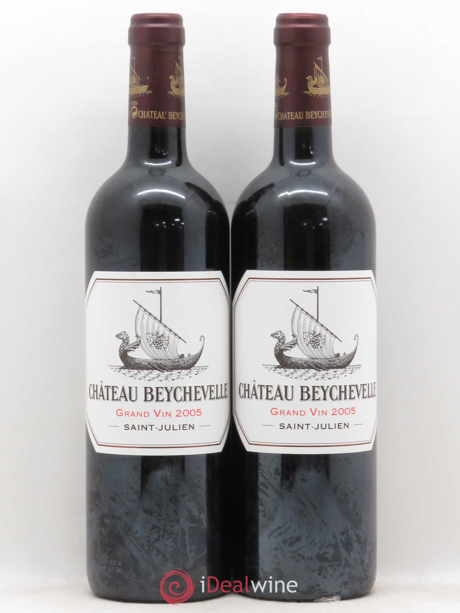 Château Beychevelle 4ème Grand Cru Classé 2005 - Lot de 2 bouteilles - 0