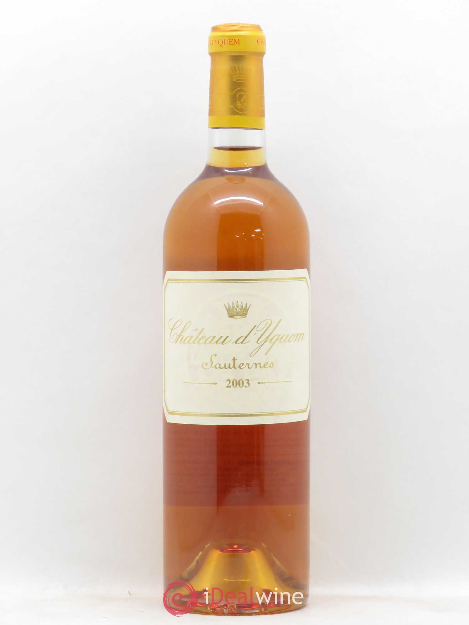 Château d' Yquem 1er Cru Classé Supérieur 2003 - Lotto di 1 bottiglia - 0