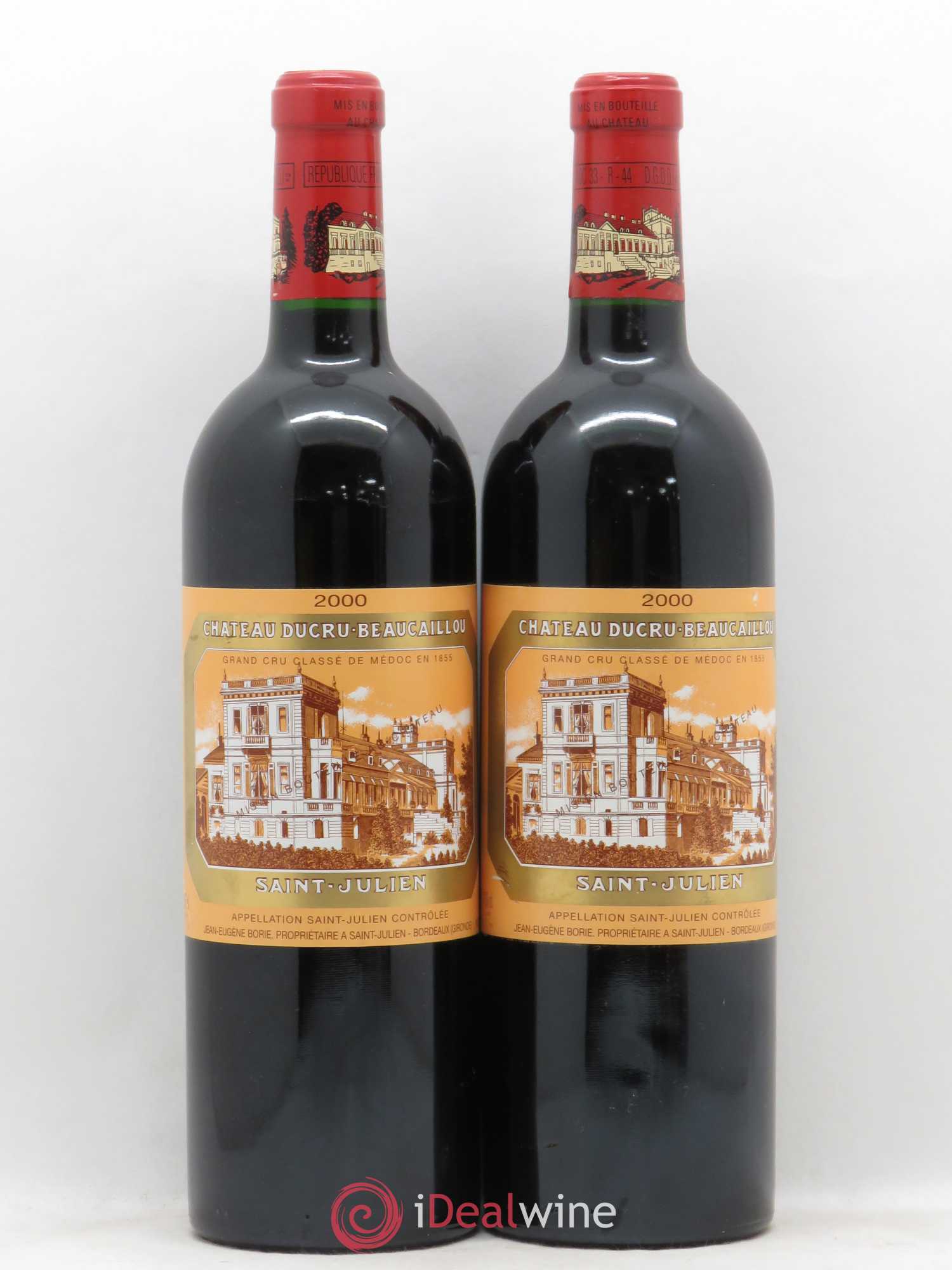 Château Ducru Beaucaillou 2ème Grand Cru Classé 2000 - Lot de 2 bouteilles - 0