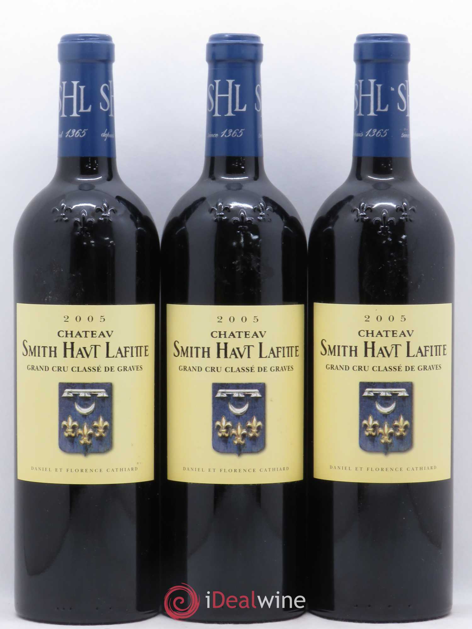 Château Smith Haut Lafitte Cru Classé de Graves 2005 - Lot de 3 bouteilles - 0