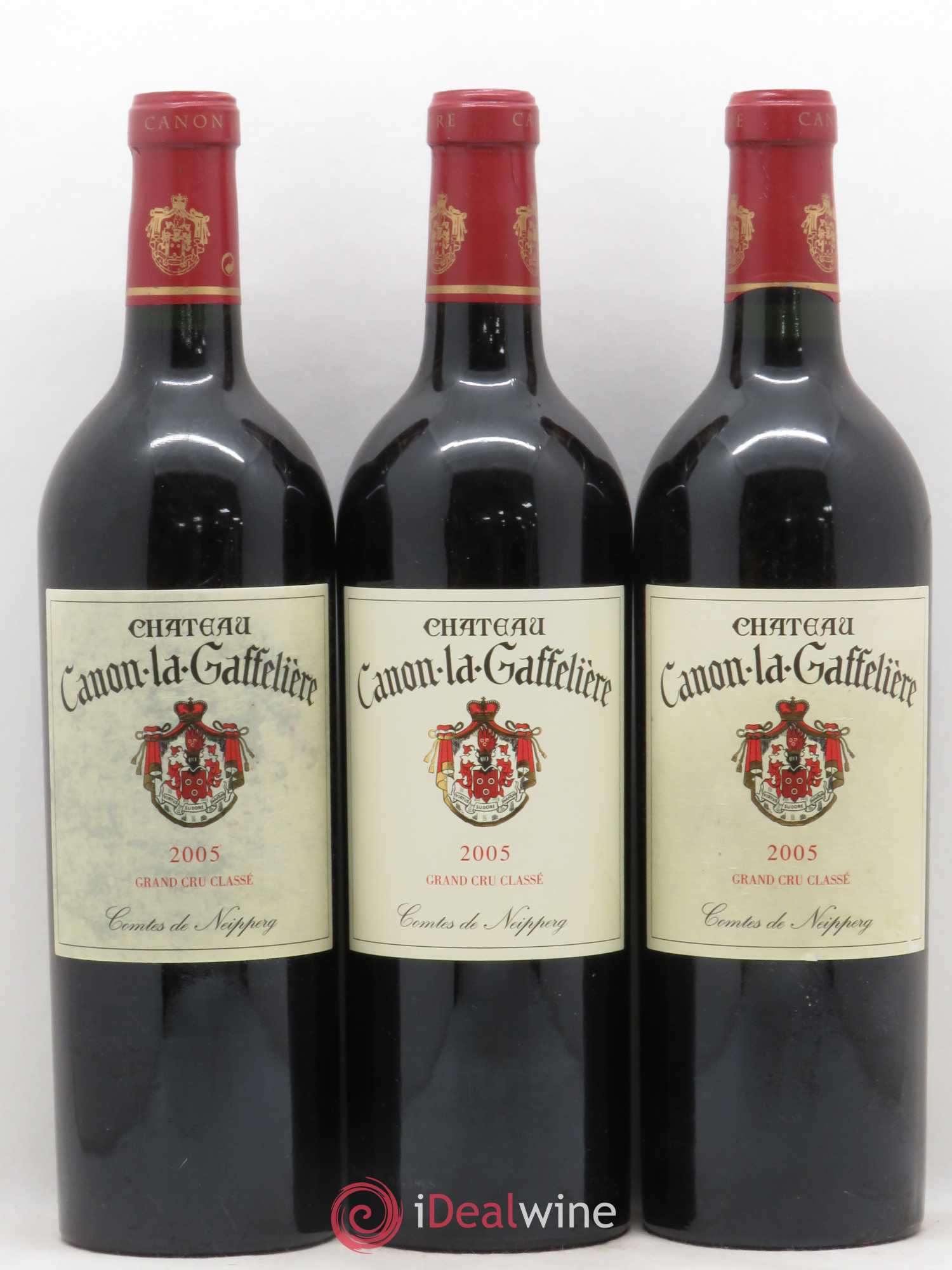 Château Canon la Gaffelière 1er Grand Cru Classé B 2005 - Lot de 3 bouteilles - 0