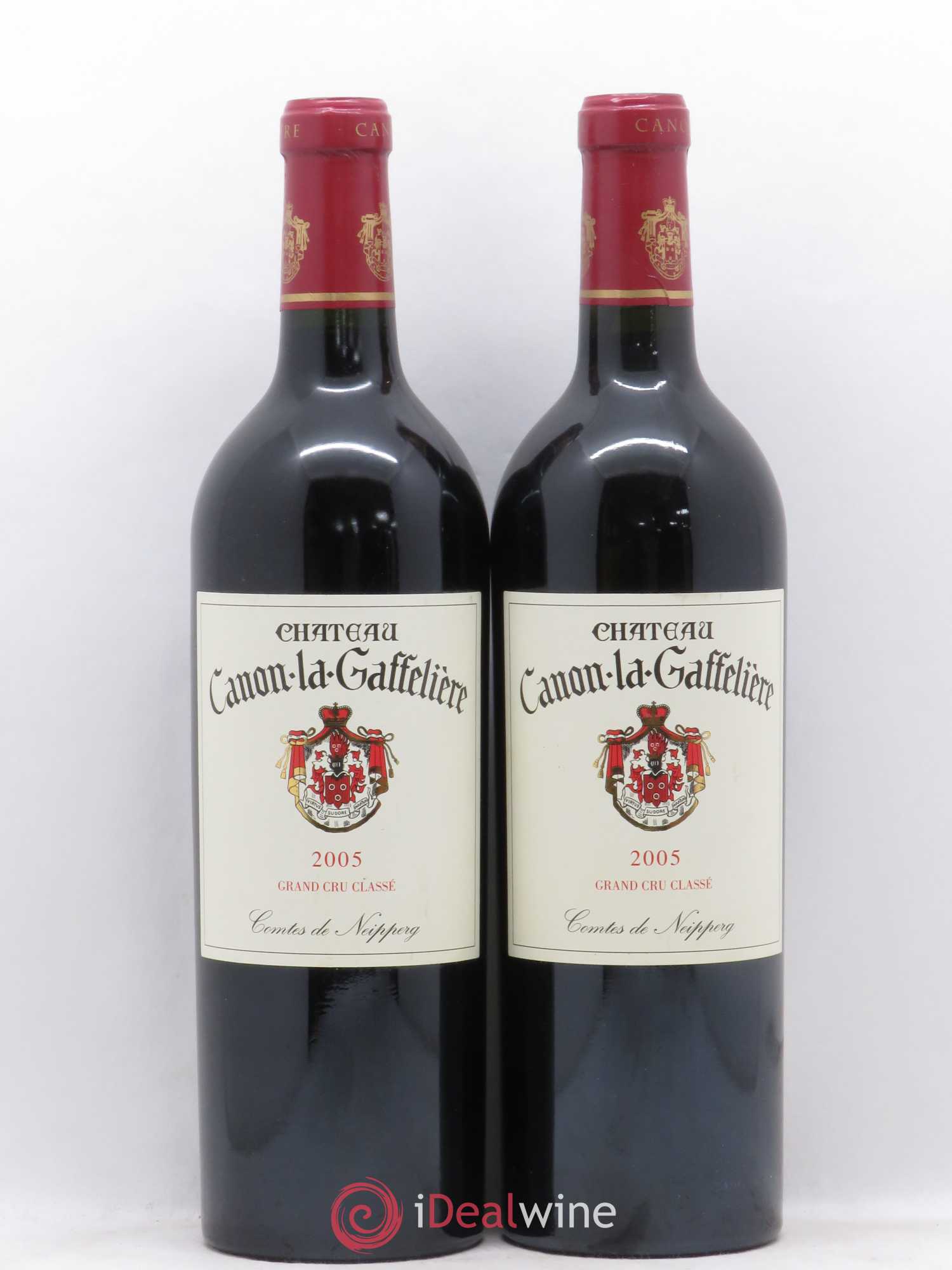 Château Canon la Gaffelière 1er Grand Cru Classé B 2005 - Lot de 2 bouteilles - 0
