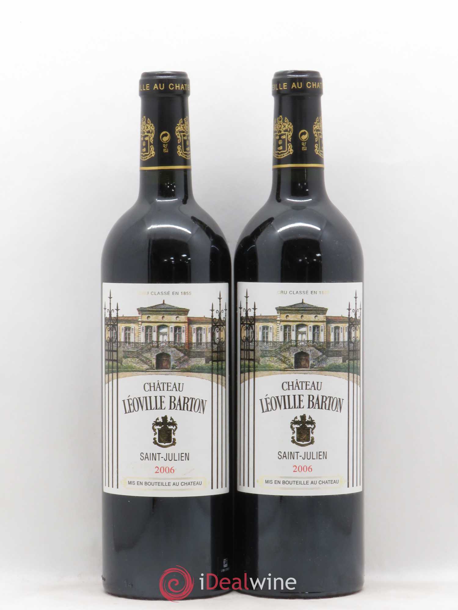 Château Léoville Barton 2ème Grand Cru Classé 2006 - Lot de 2 bouteilles - 0