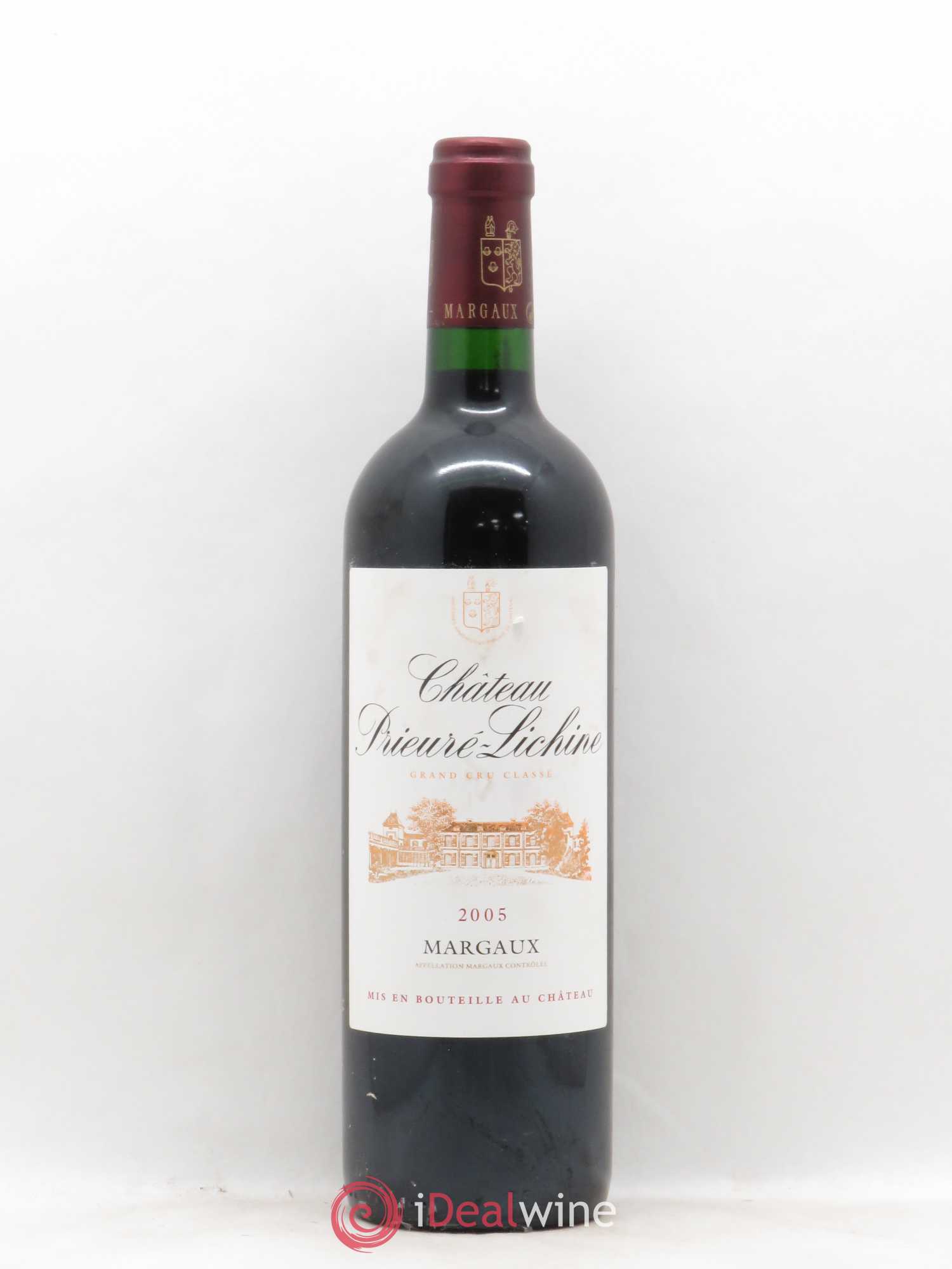 Château Prieuré Lichine 4ème Grand Cru Classé 2005 - Lot de 1 bouteille - 0