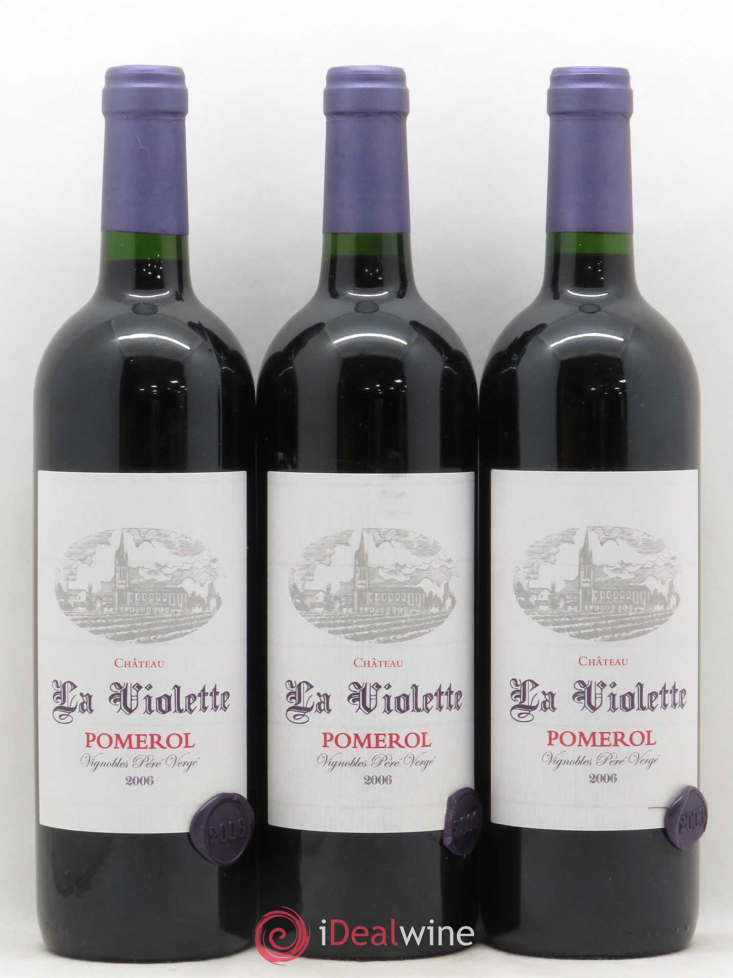 Château la Violette 2006 - Lot de 3 bouteilles - 0