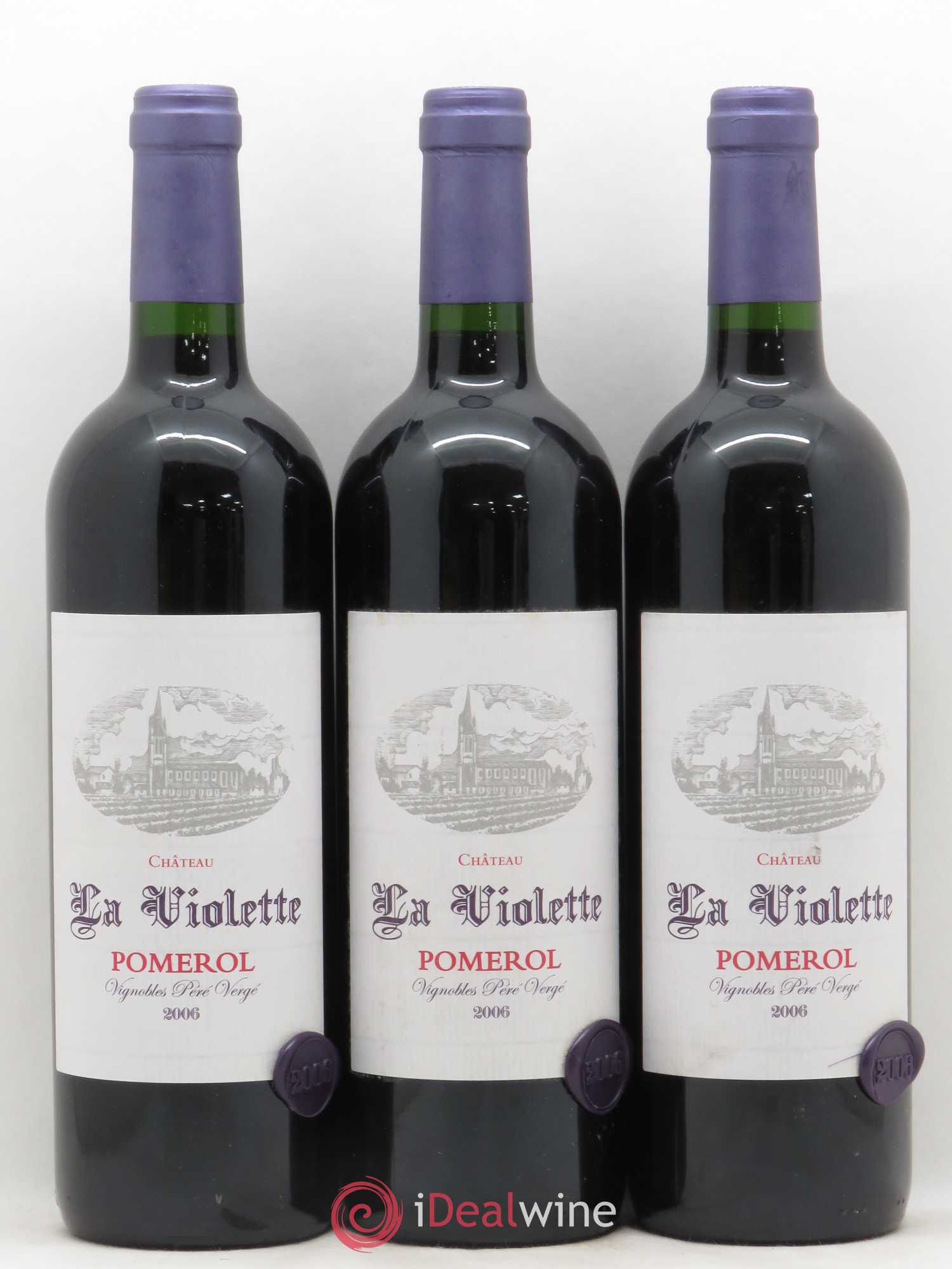 Château la Violette 2006 - Lot de 3 bouteilles - 0