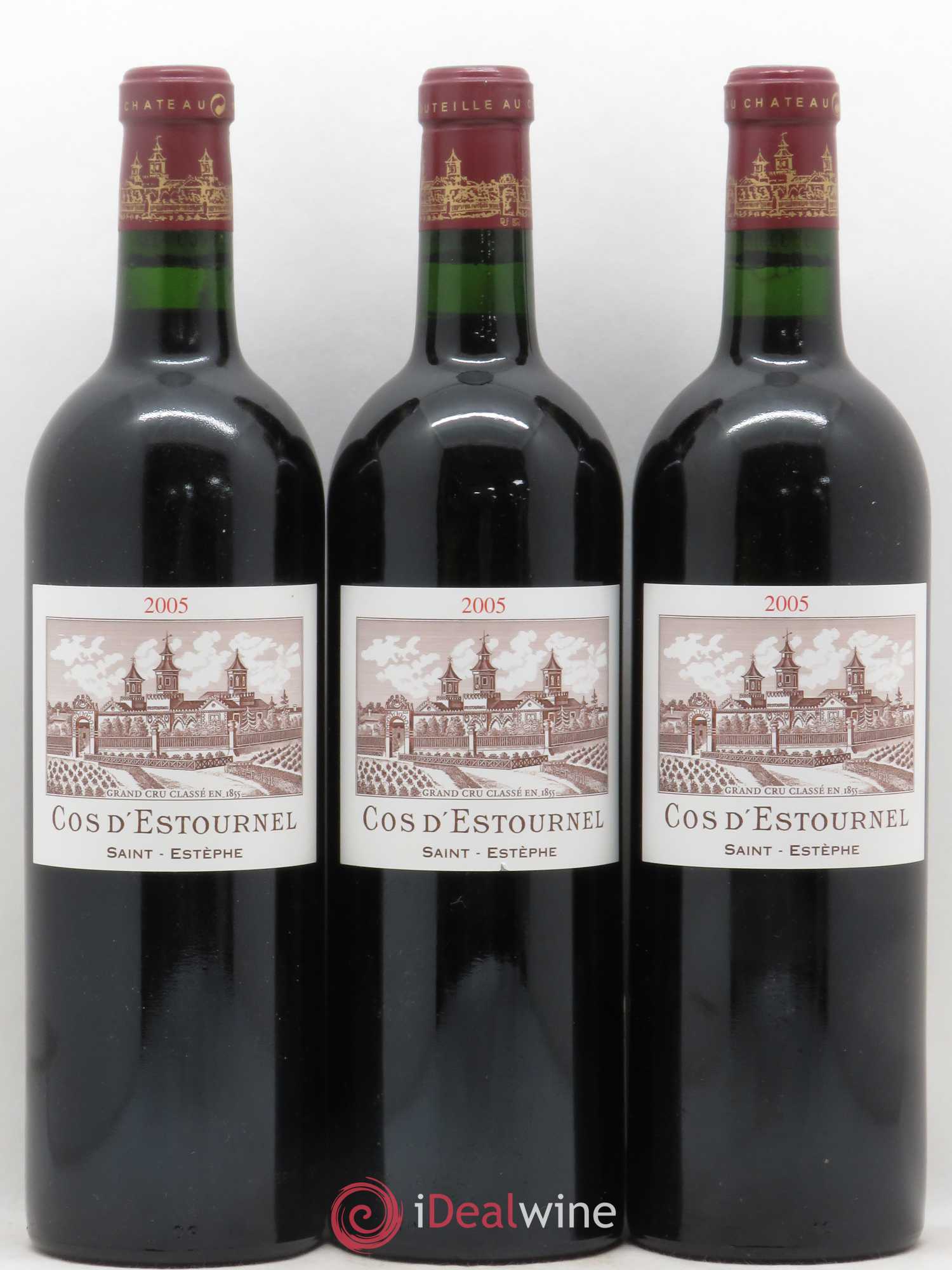 Cos d'Estournel 2ème Grand Cru Classé 2005 - Lot de 3 bouteilles - 0