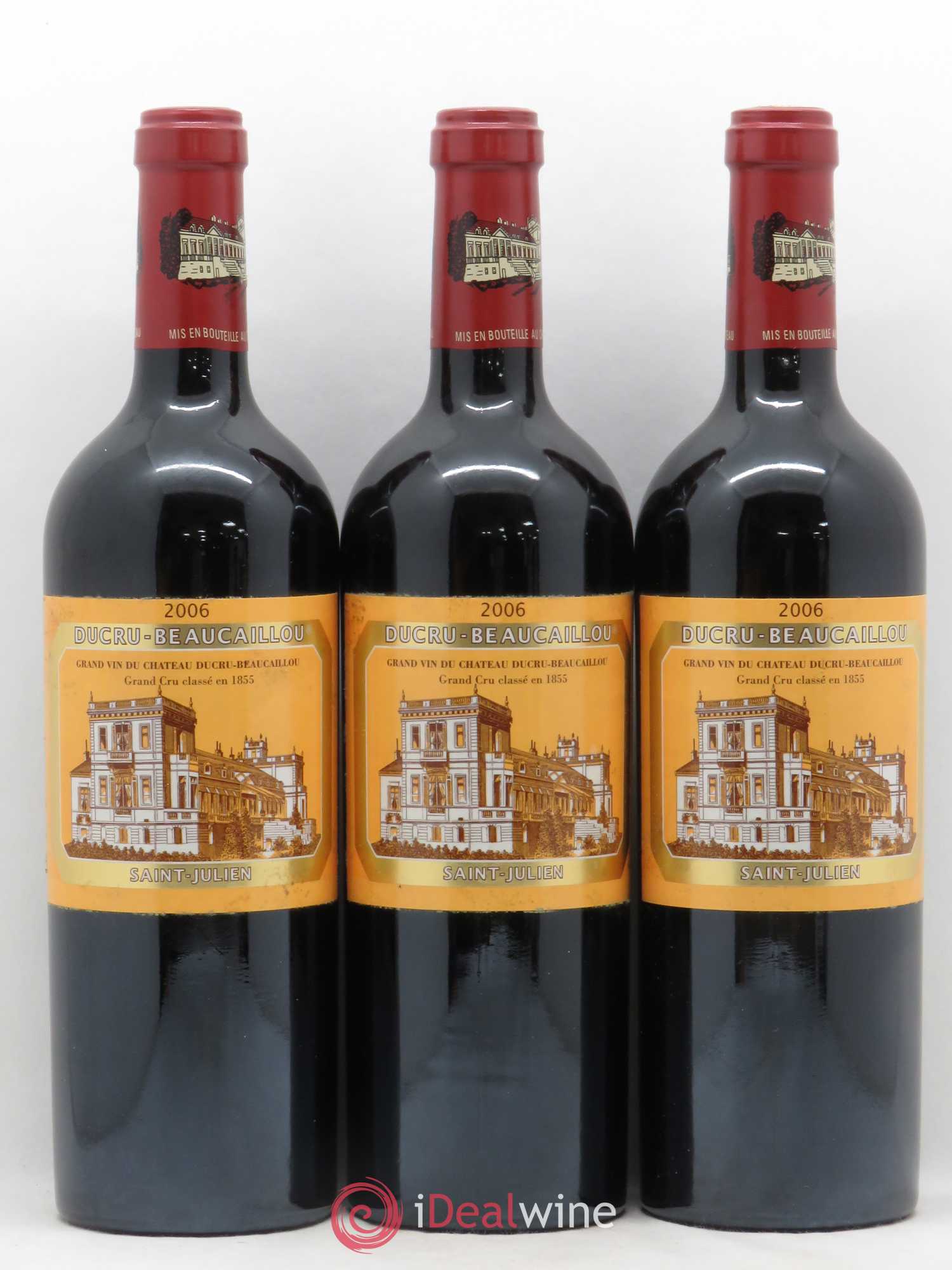 Château Ducru Beaucaillou 2ème Grand Cru Classé 2006 - Lot de 3 bouteilles - 0