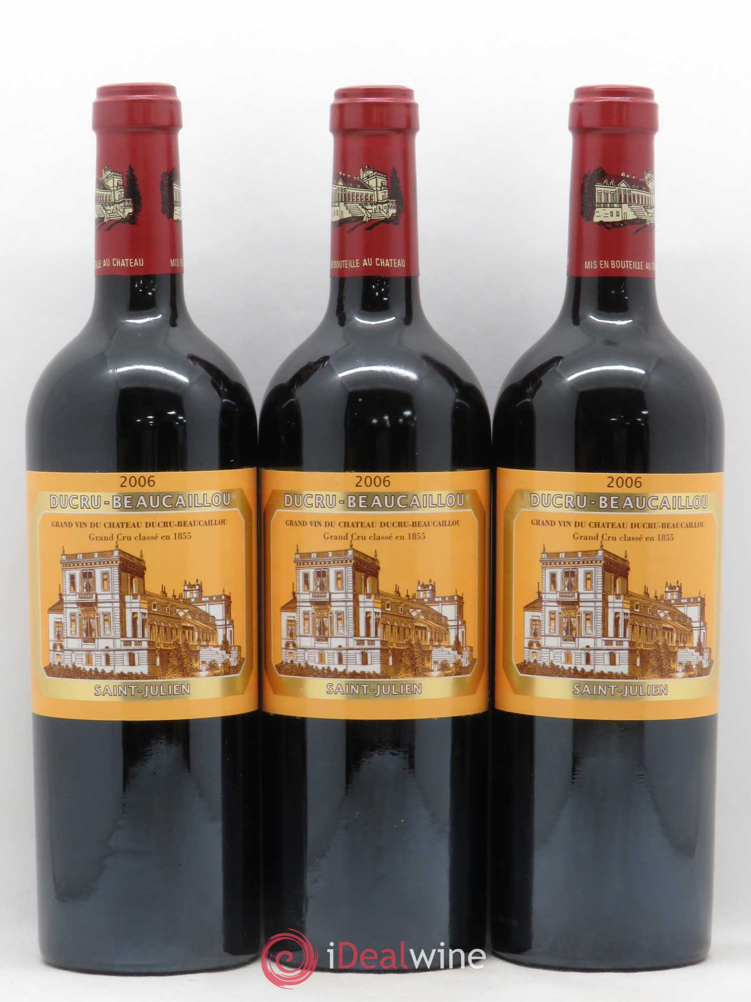 Château Ducru Beaucaillou 2ème Grand Cru Classé 2006 - Lot de 3 bouteilles - 0