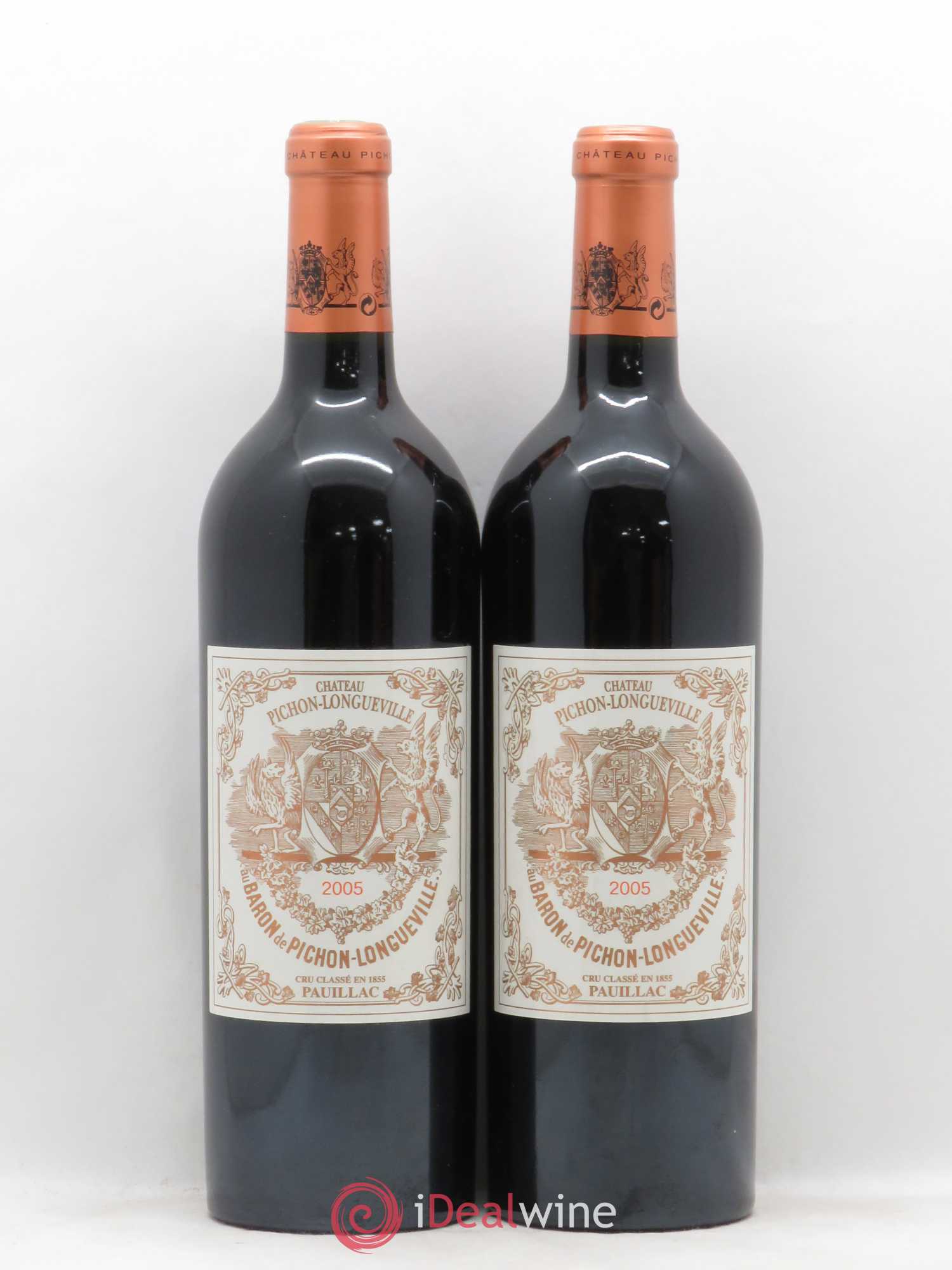Pichon Longueville Baron 2ème Grand Cru Classé 2005 - Lot de 2 bouteilles - 0