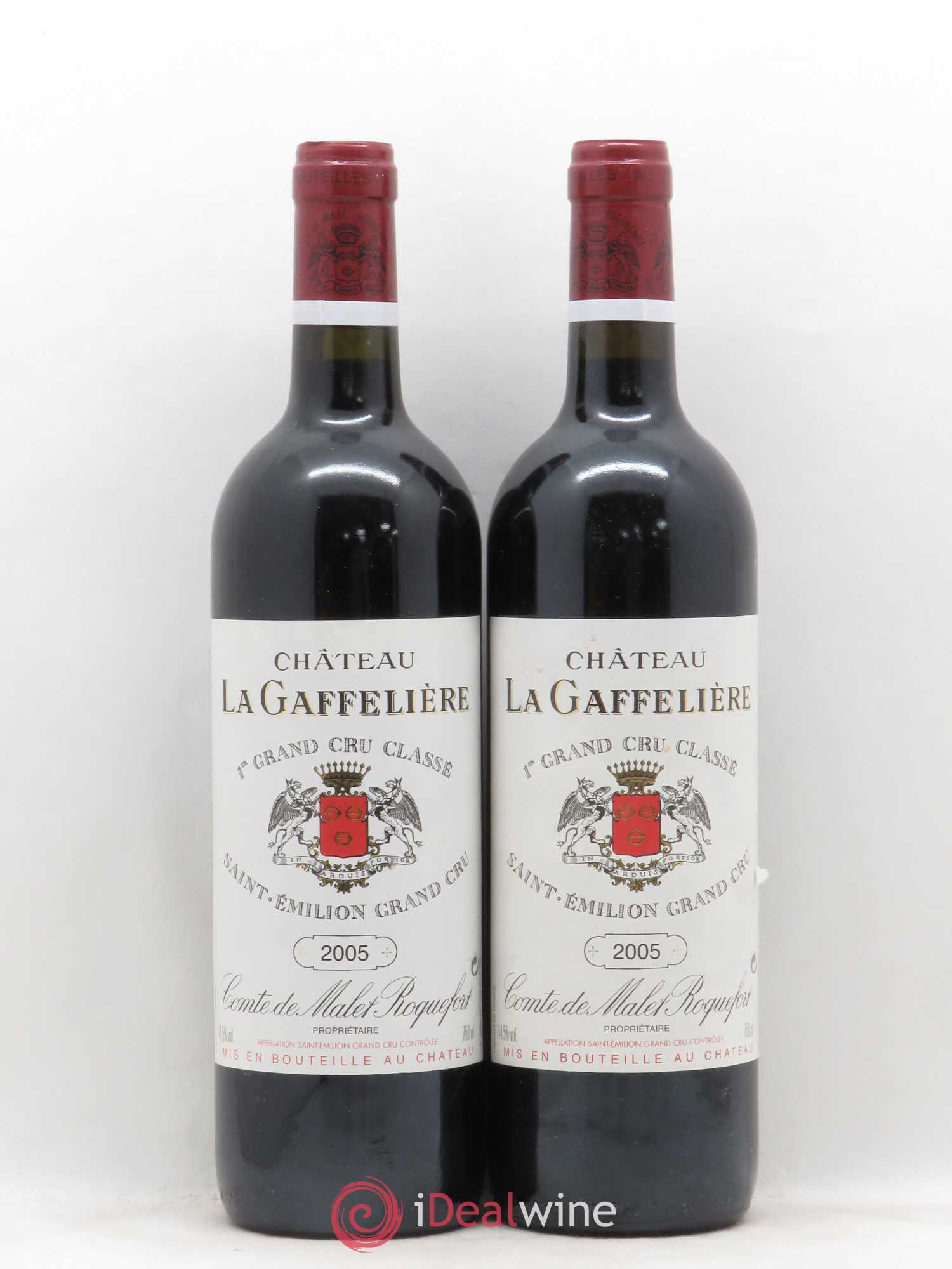 Château la Gaffelière 1er Grand Cru Classé B 2005 - Lot de 2 bouteilles - 0
