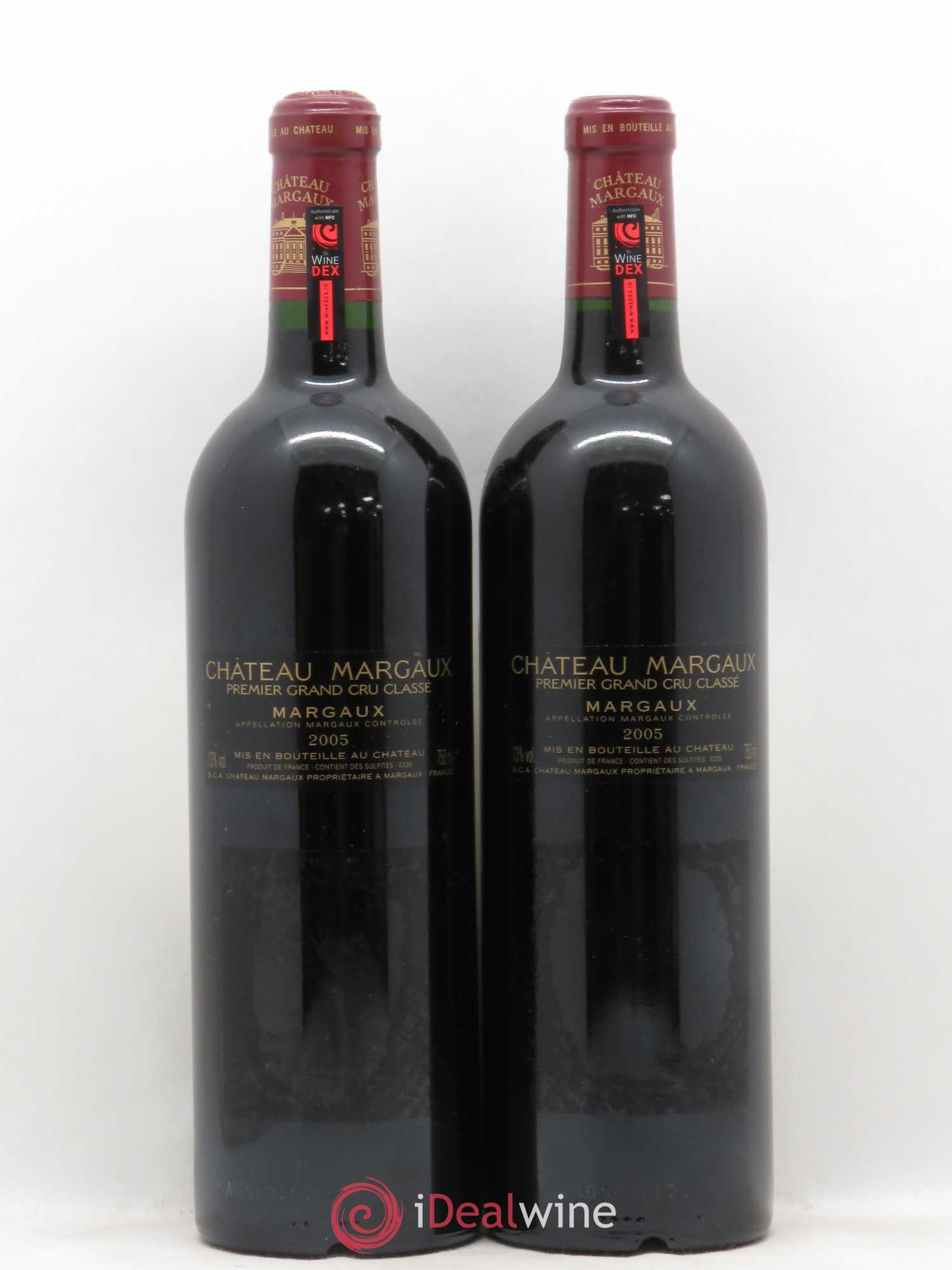 Château Margaux 1er Grand Cru Classé 2005 - Lot de 2 bouteilles - 1