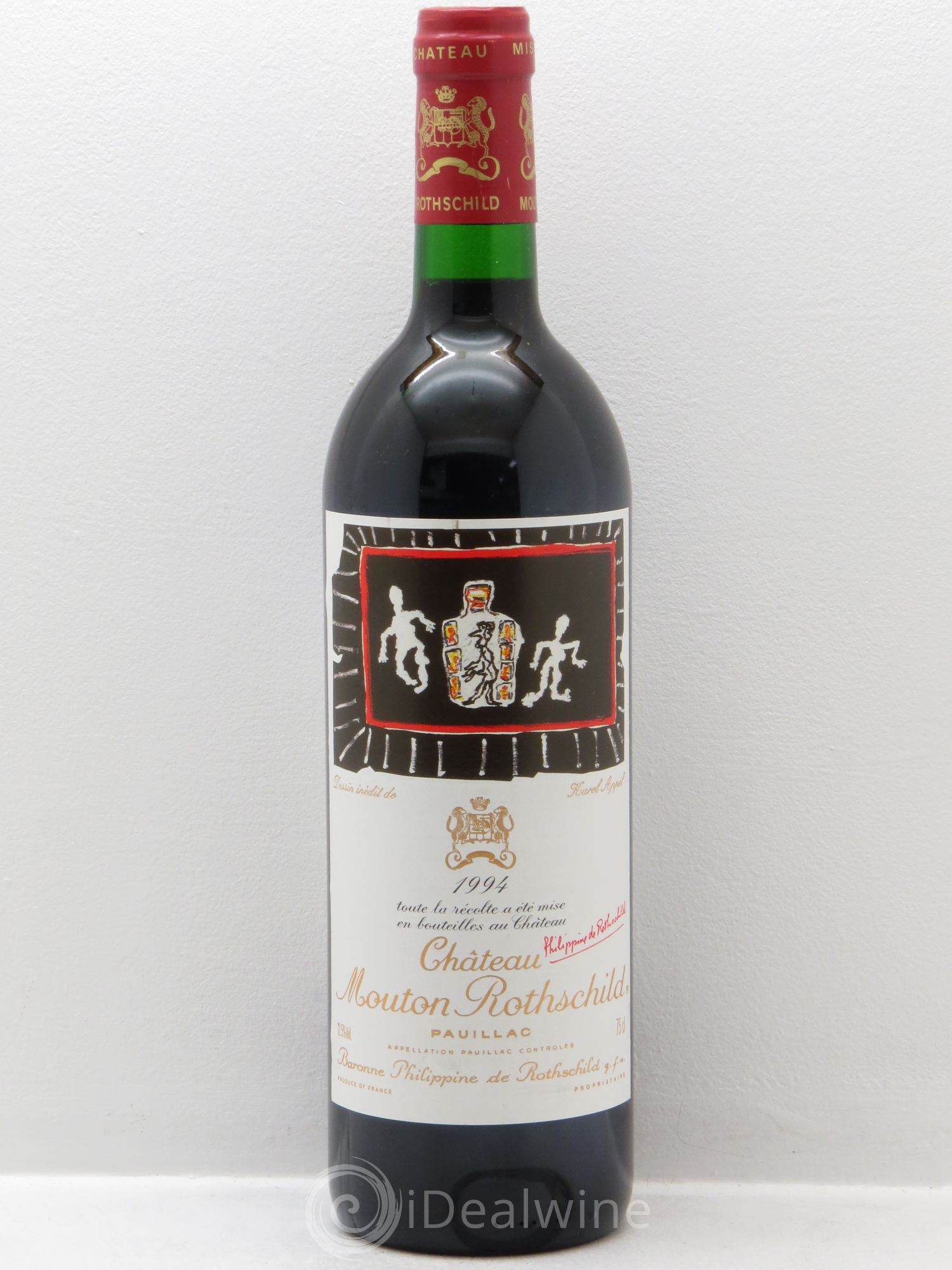 Château Mouton Rothschild 1er Grand Cru Classé 1994 - Lot de 1 bouteille - 0