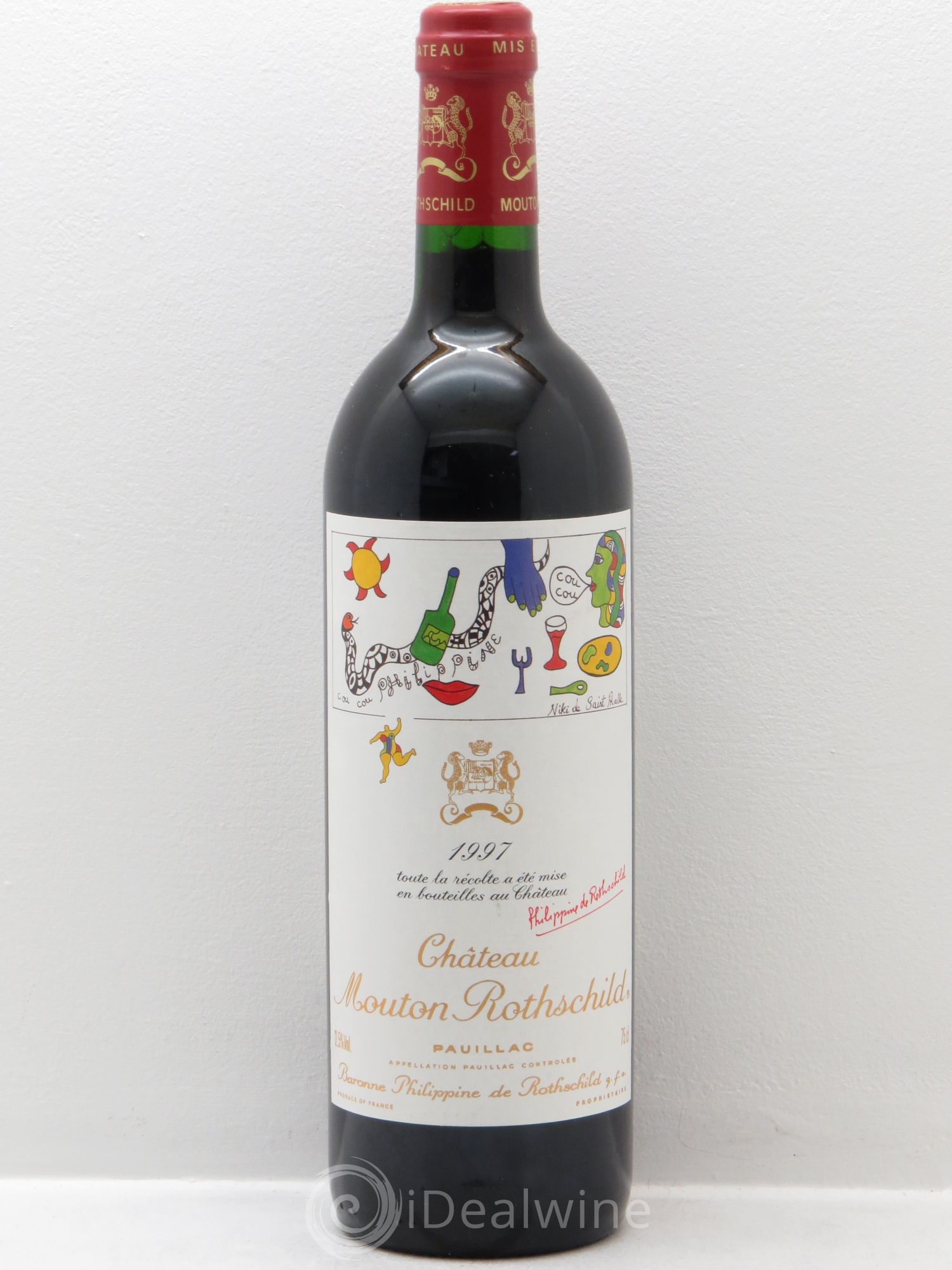Château Mouton Rothschild 1er Grand Cru Classé 1997 - Lot de 1 bouteille - 0