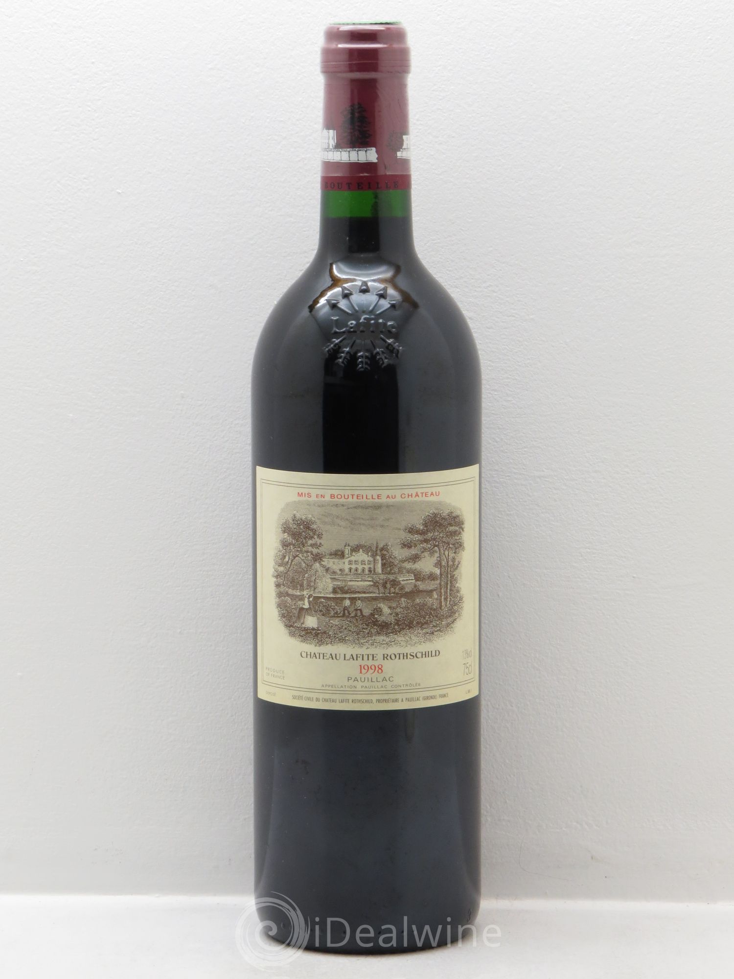 Château Lafite Rothschild 1er Grand Cru Classé 1998 - Lot de 1 bouteille - 0