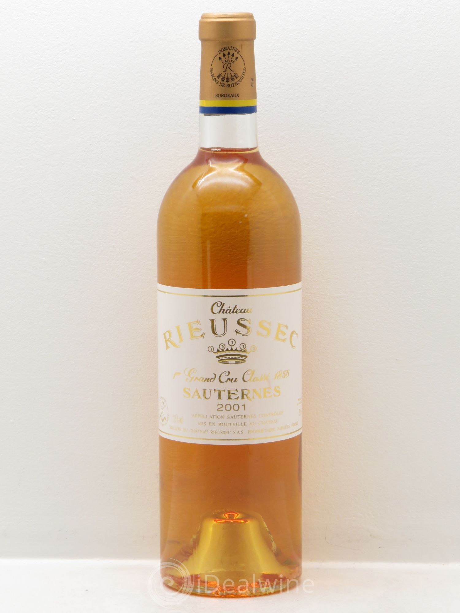 Château Rieussec 1er Grand Cru Classé 2001 - Lotto di 6 bottiglie - 0