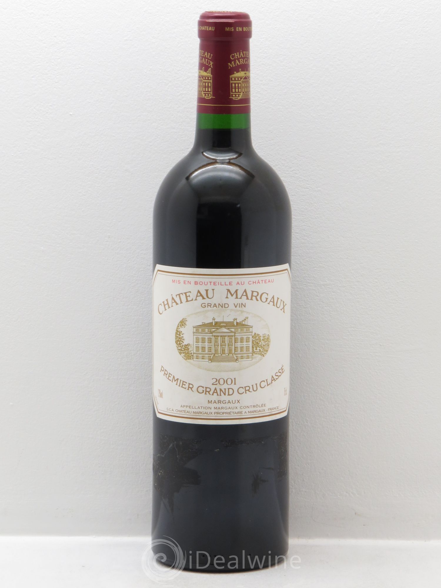 Château Margaux 1er Grand Cru Classé 2001 - Lot de 1 bouteille - 0