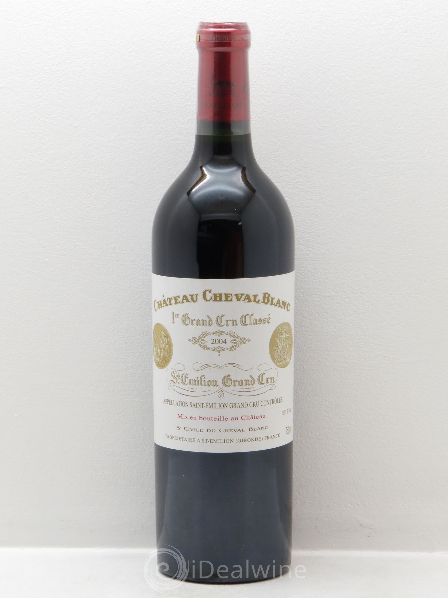 Château Cheval Blanc 1er Grand Cru Classé A 2004 - Lot de 1 bouteille - 0