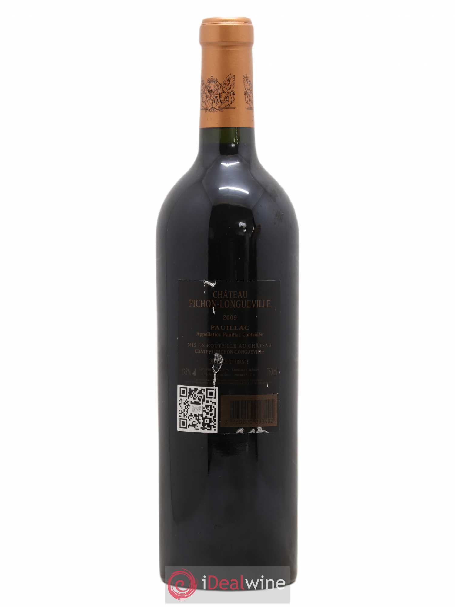 Pichon Longueville Baron 2ème Grand Cru Classé 2009 - Lot de 1 bouteille - 1