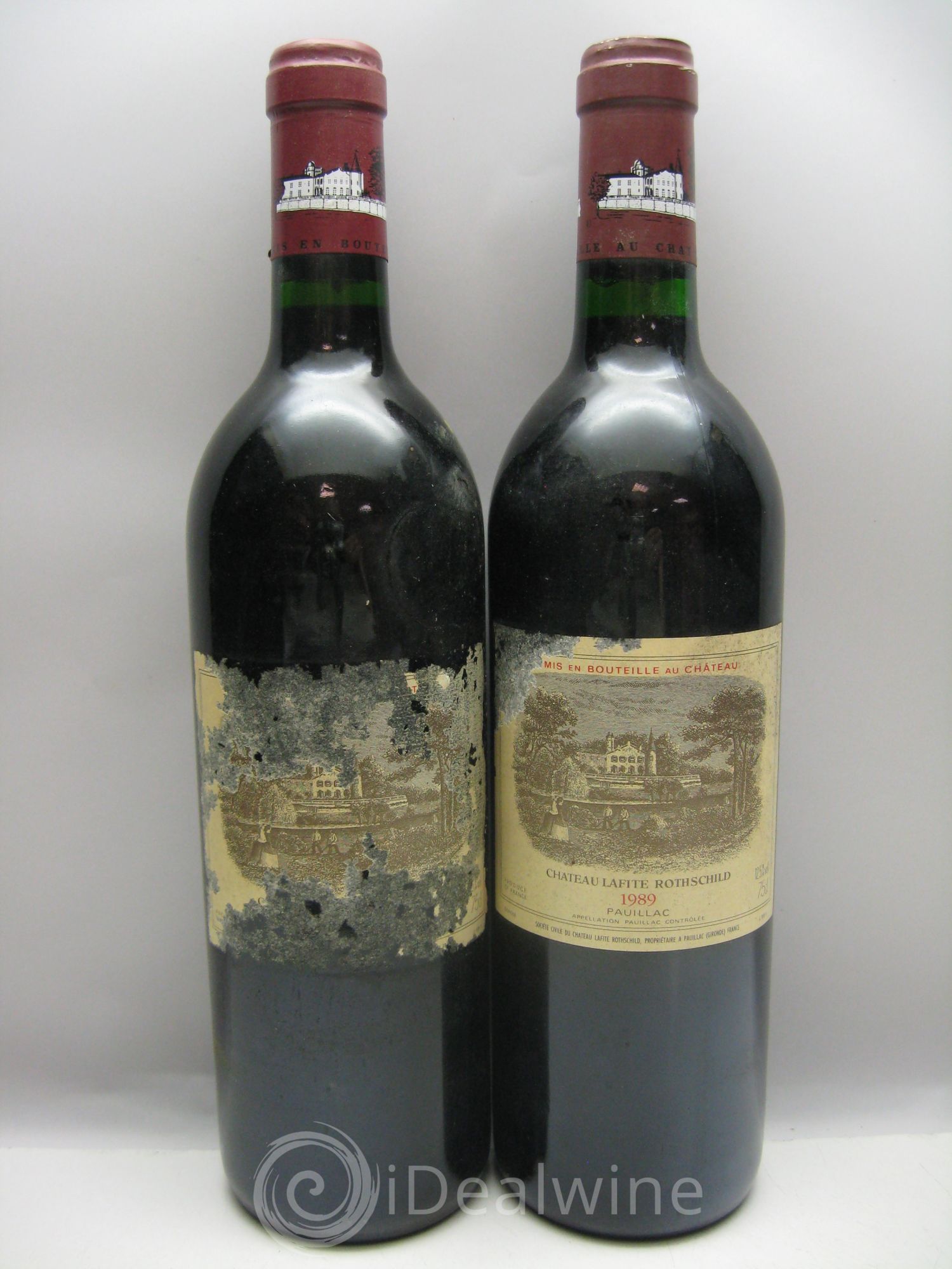 Château Lafite Rothschild 1er Grand Cru Classé 1989 - Lot de 12 bouteilles - 0