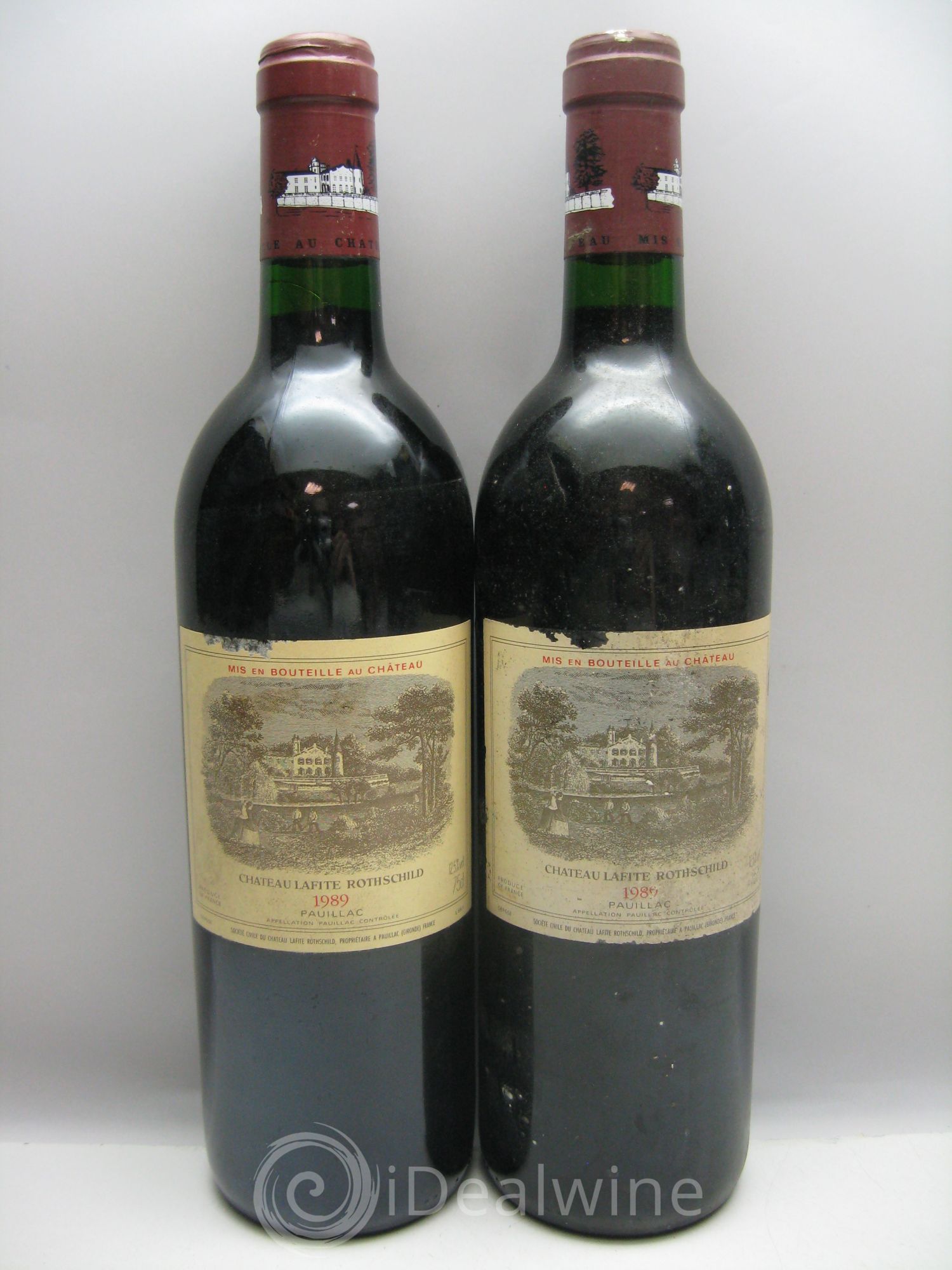 Château Lafite Rothschild 1er Grand Cru Classé 1989 - Lot de 12 bouteilles - 2