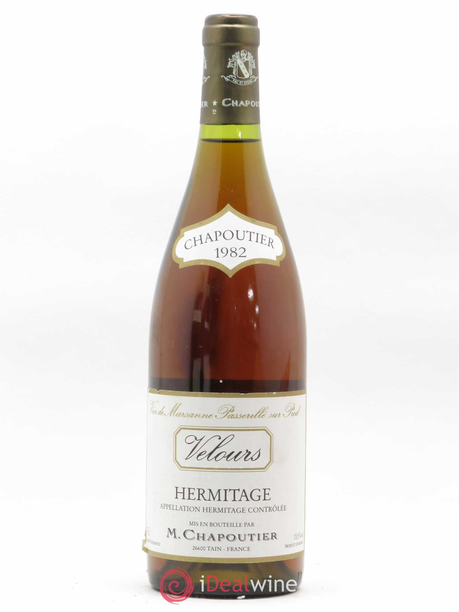 Hermitage Velours Chapoutier 1982 - Posten von 1 Flasche - 0
