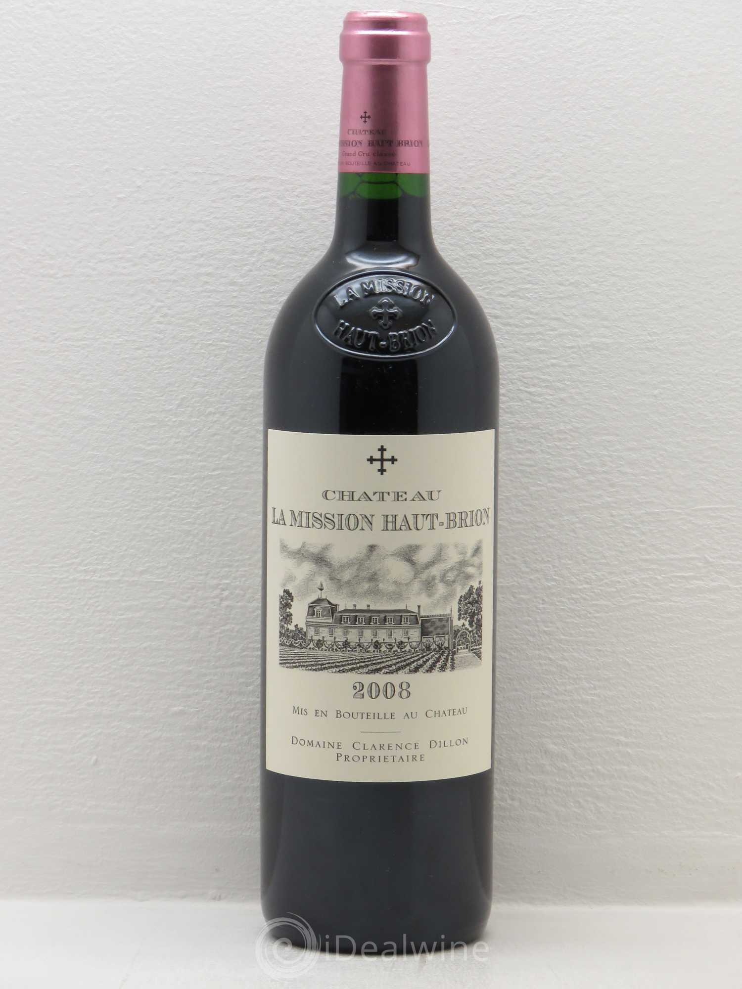 Château la Mission Haut-Brion Cru Classé de Graves 2008 - Lot de 1 bouteille - 0