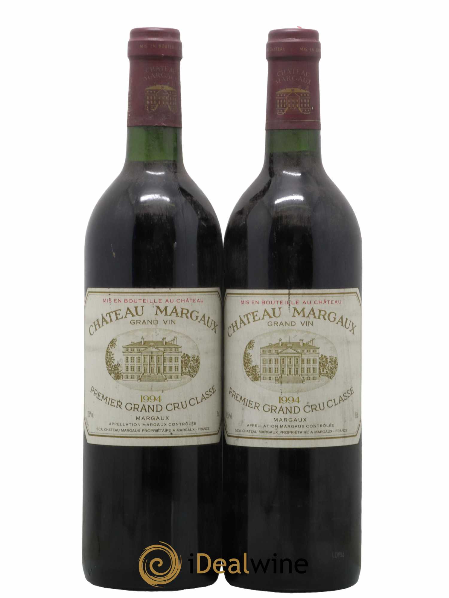Château Margaux 1er Grand Cru Classé 1994 - Lot de 2 bouteilles - 0