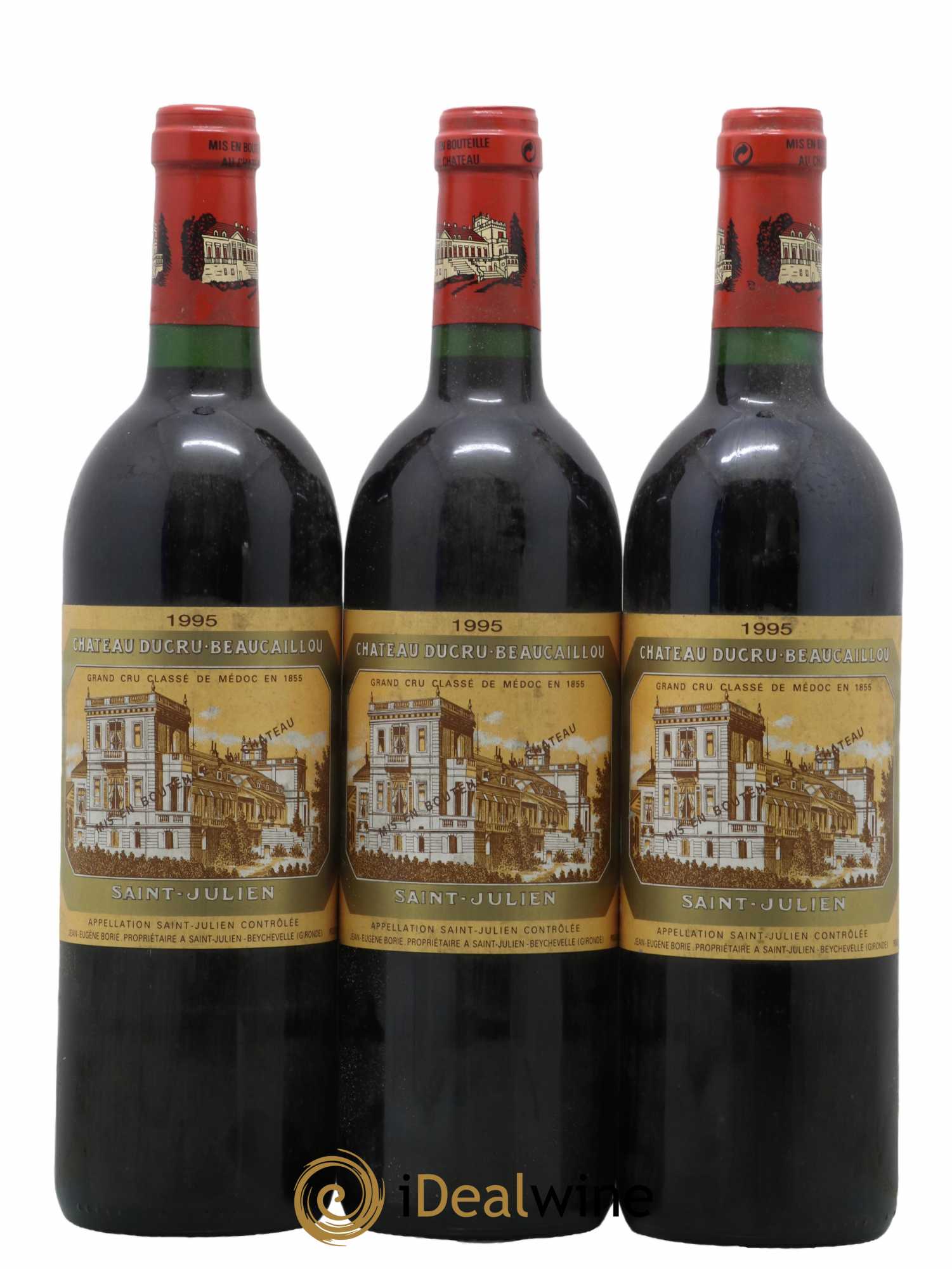 Château Ducru Beaucaillou 2ème Grand Cru Classé 1995 - Lot de 3 bouteilles - 0