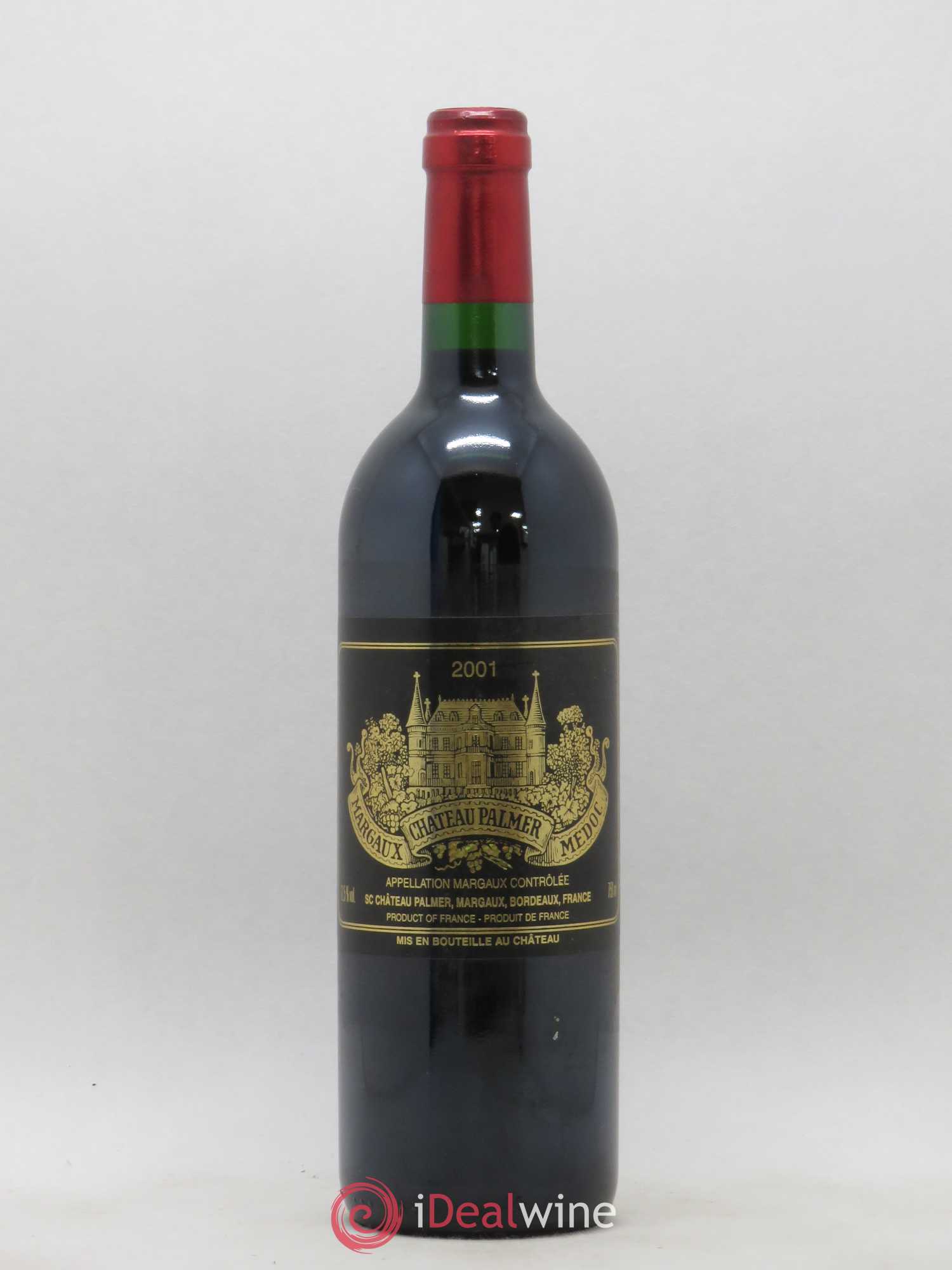 Château Palmer 3ème Grand Cru Classé 2001 - Lot de 1 bouteille - 0