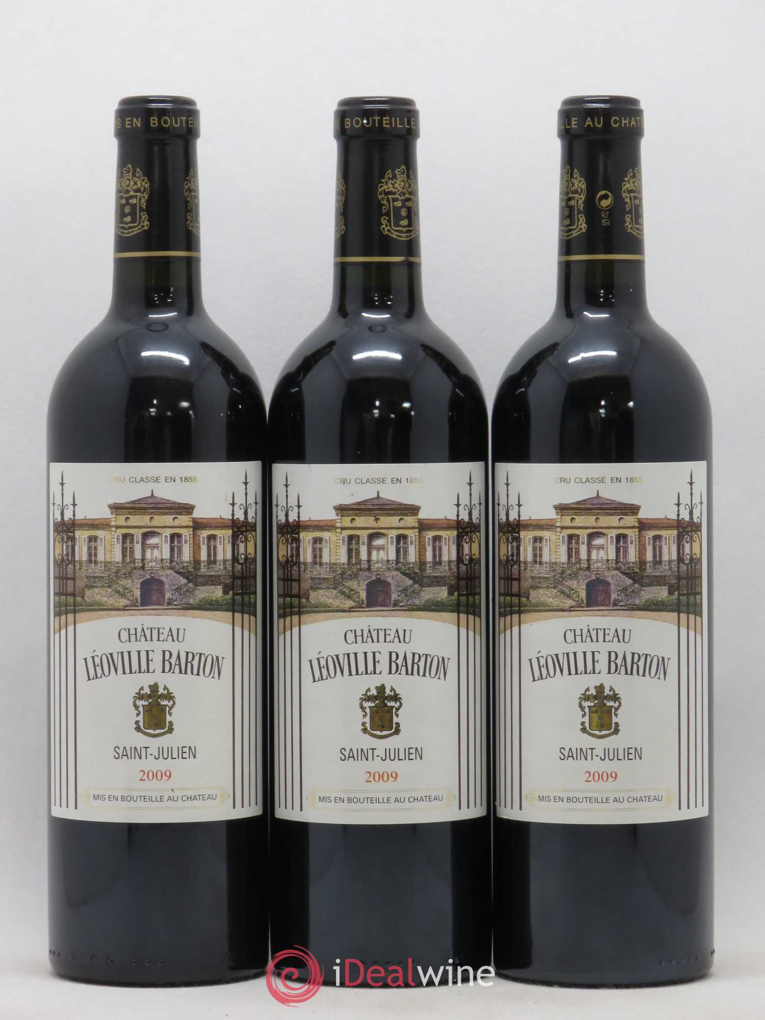 Château Léoville Barton 2ème Grand Cru Classé 2009 - Lot de 3 bouteilles - 0