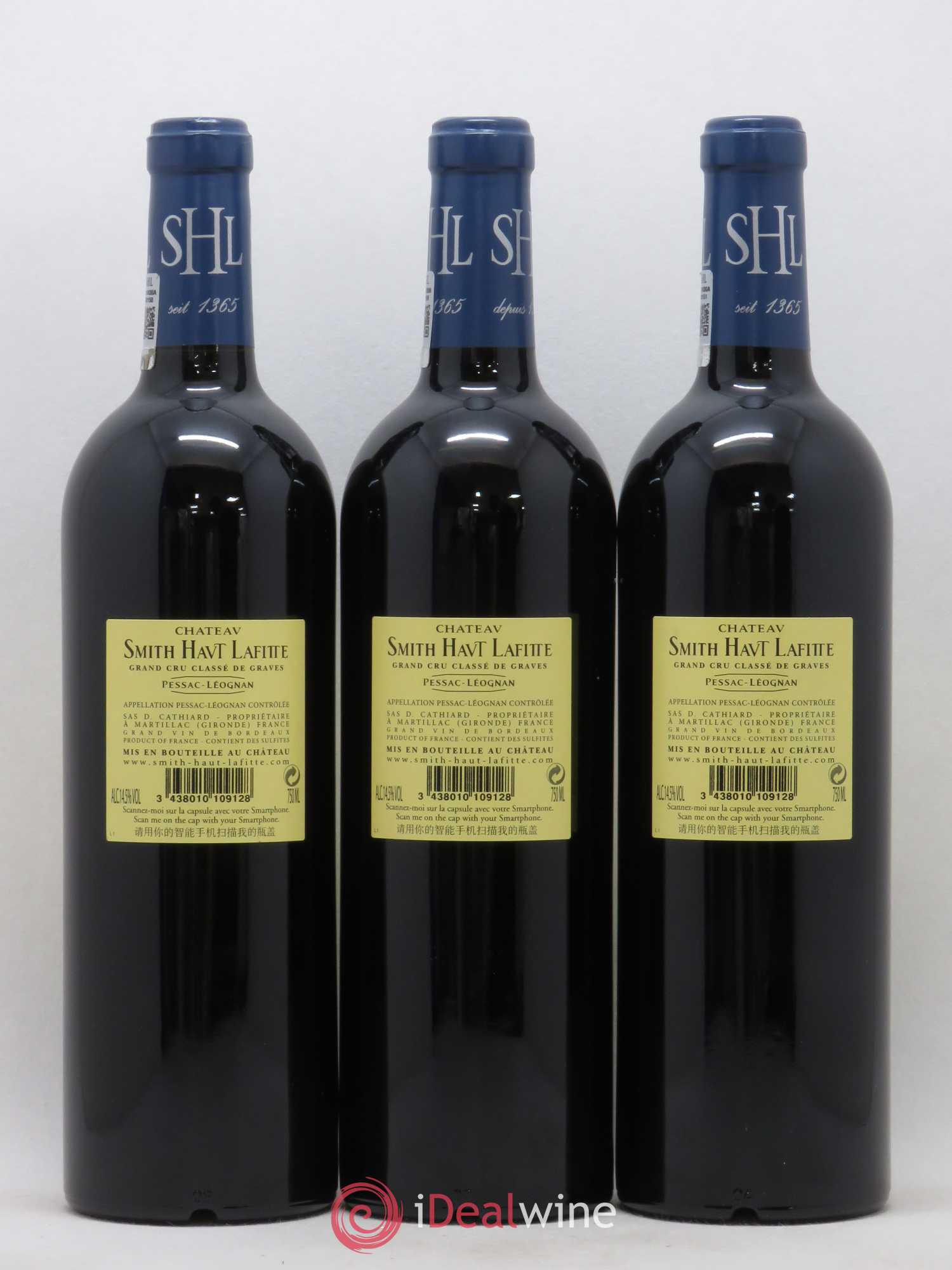 Château Smith Haut Lafitte Cru Classé de Graves 2009 - Lot de 3 bouteilles - 1