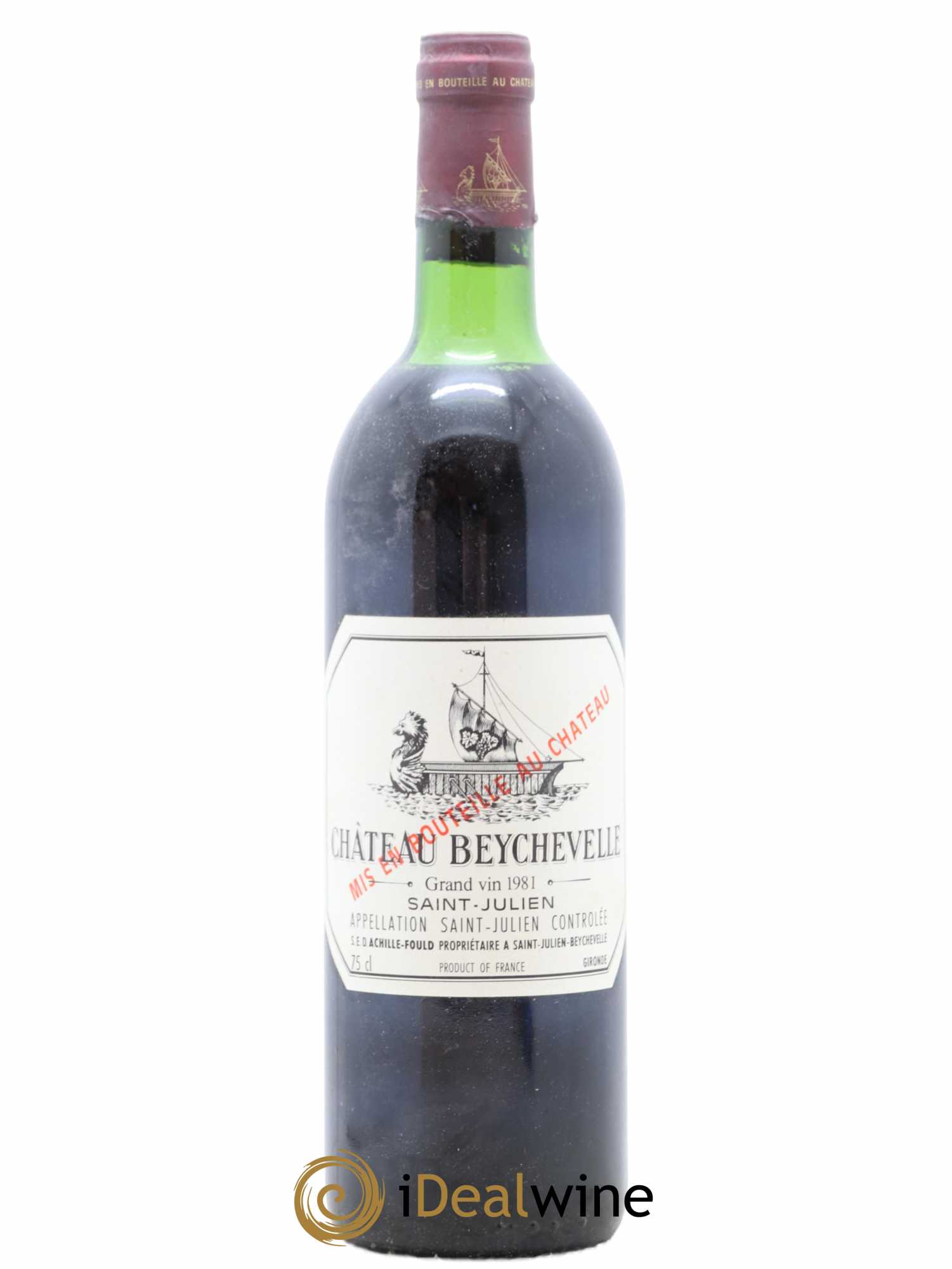 Château Beychevelle 4ème Grand Cru Classé 1981 - Lot de 1 bouteille - 0