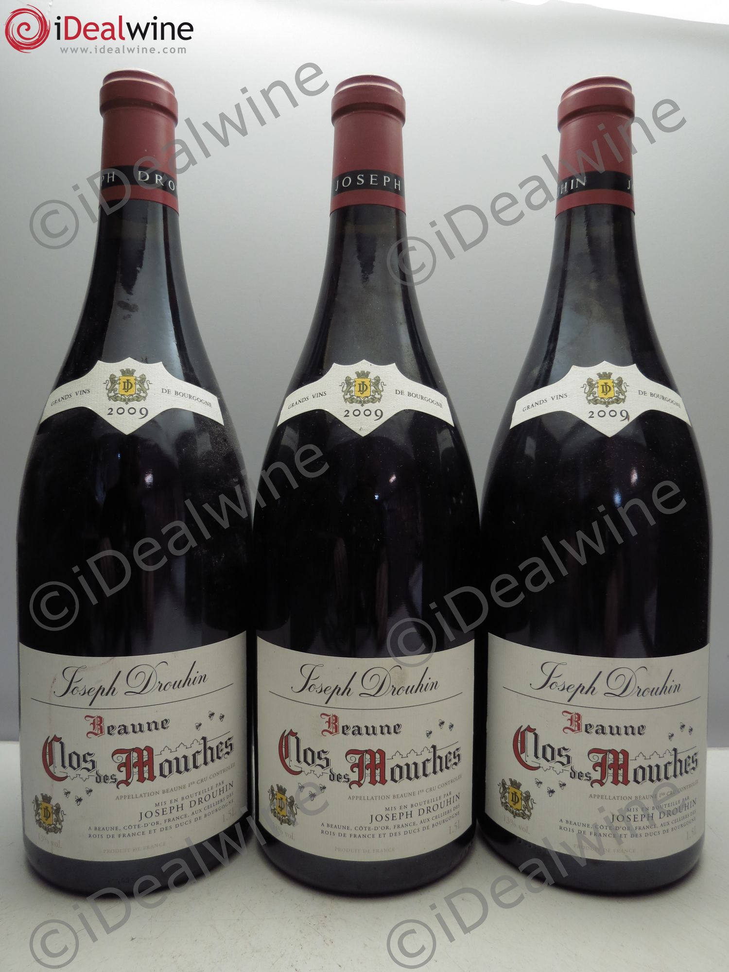 Beaune 1er Cru Clos des Mouches Joseph Drouhin 2009 - Lot de 3 magnums - 0