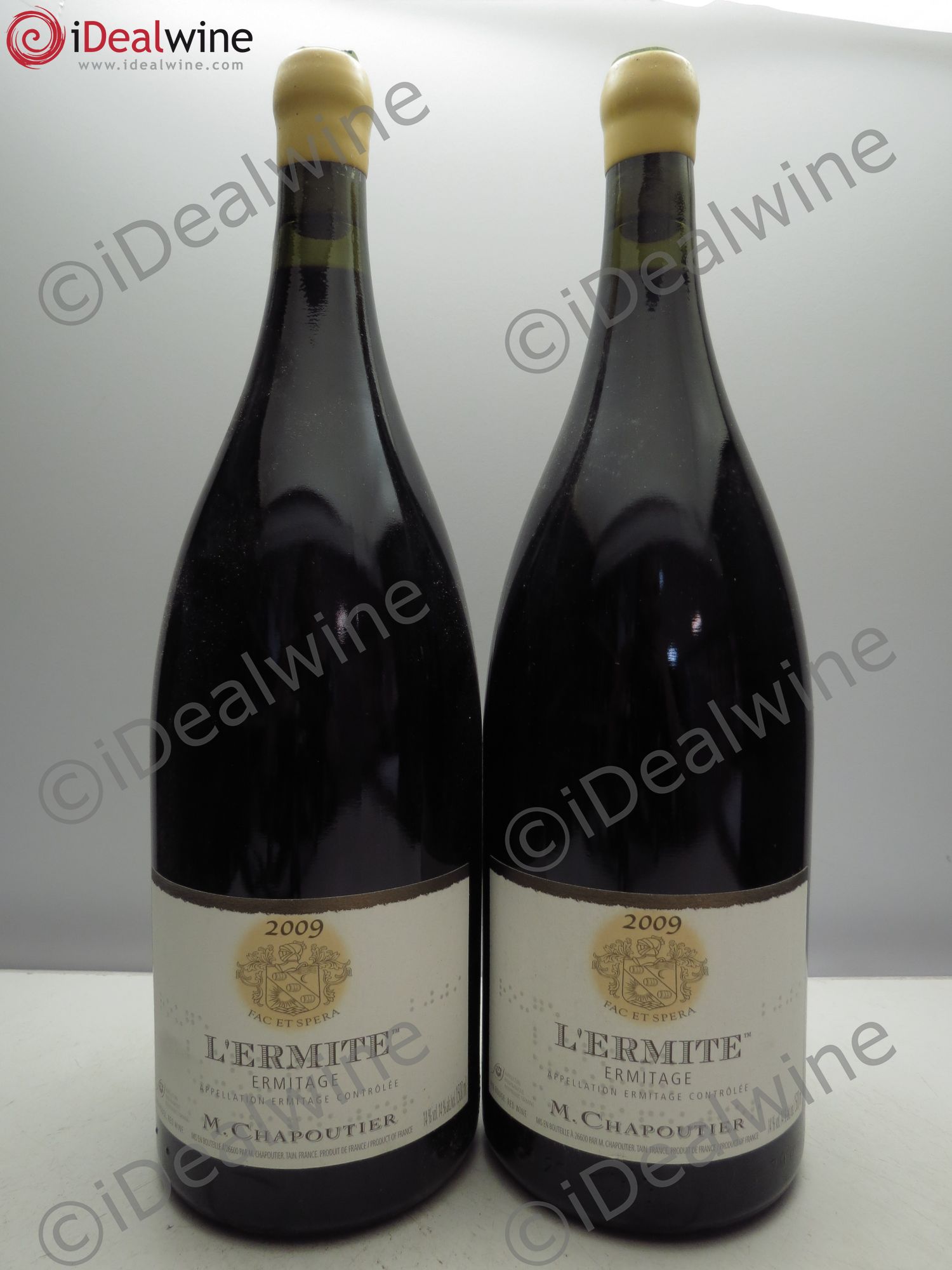 Hermitage Ermitage l'Ermite Chapoutier 2009 - Lot de 2 magnums - 0