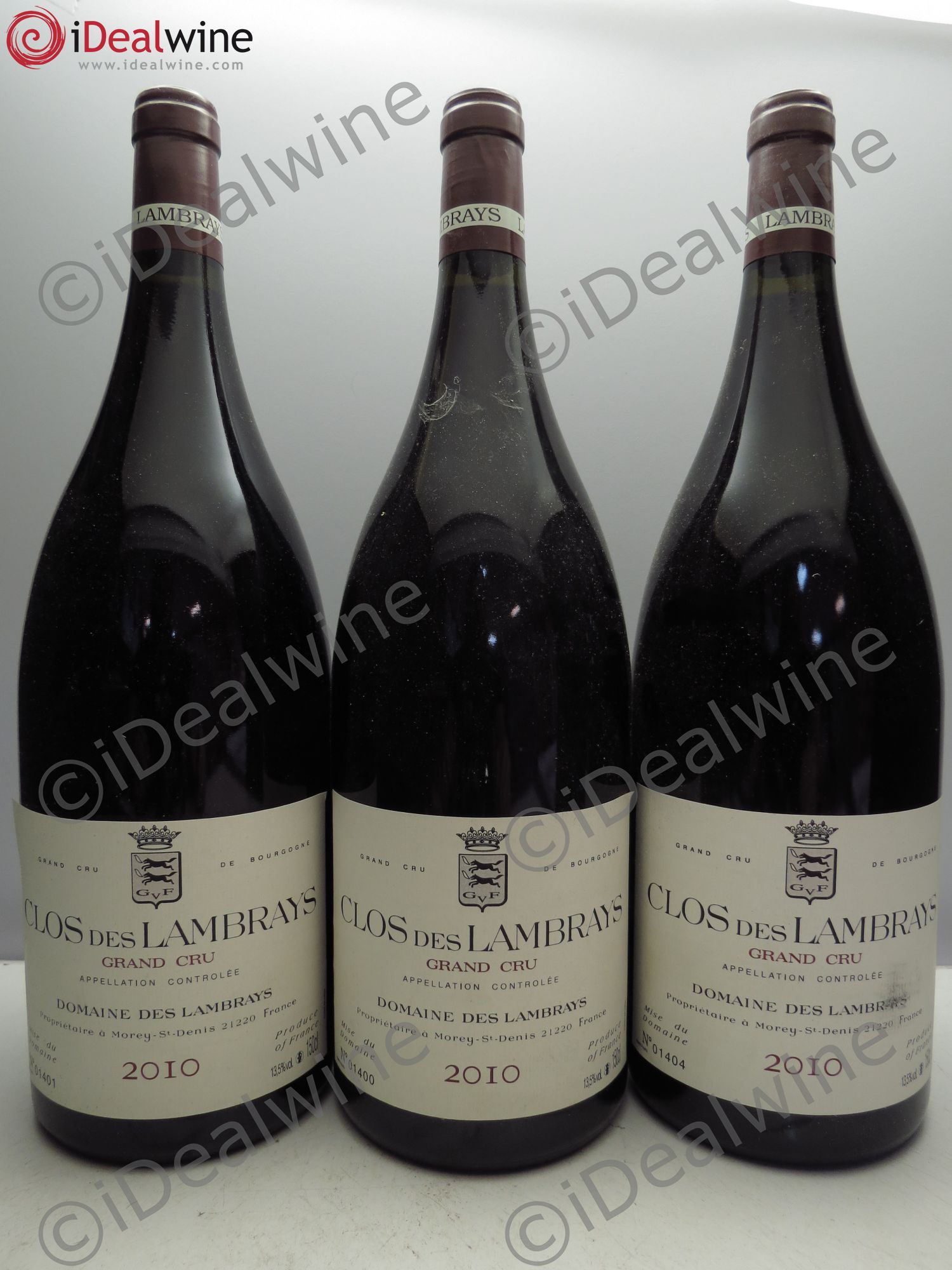 Clos des Lambrays Grand Cru Domaine des Lambrays 2010 - Lot de 3 magnums - 0