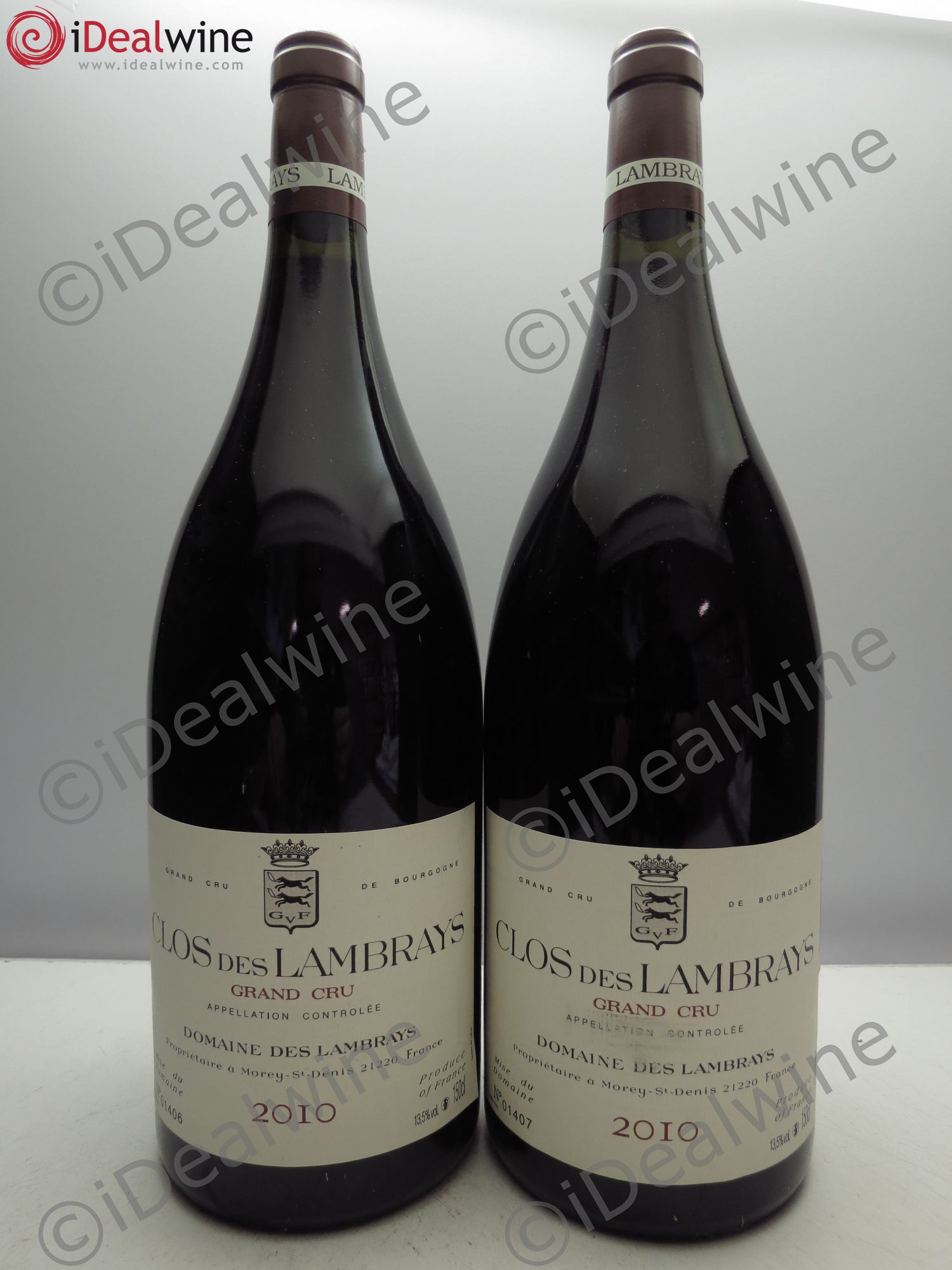 Clos des Lambrays Grand Cru Domaine des Lambrays 2010 - Lot de 2 magnums - 0