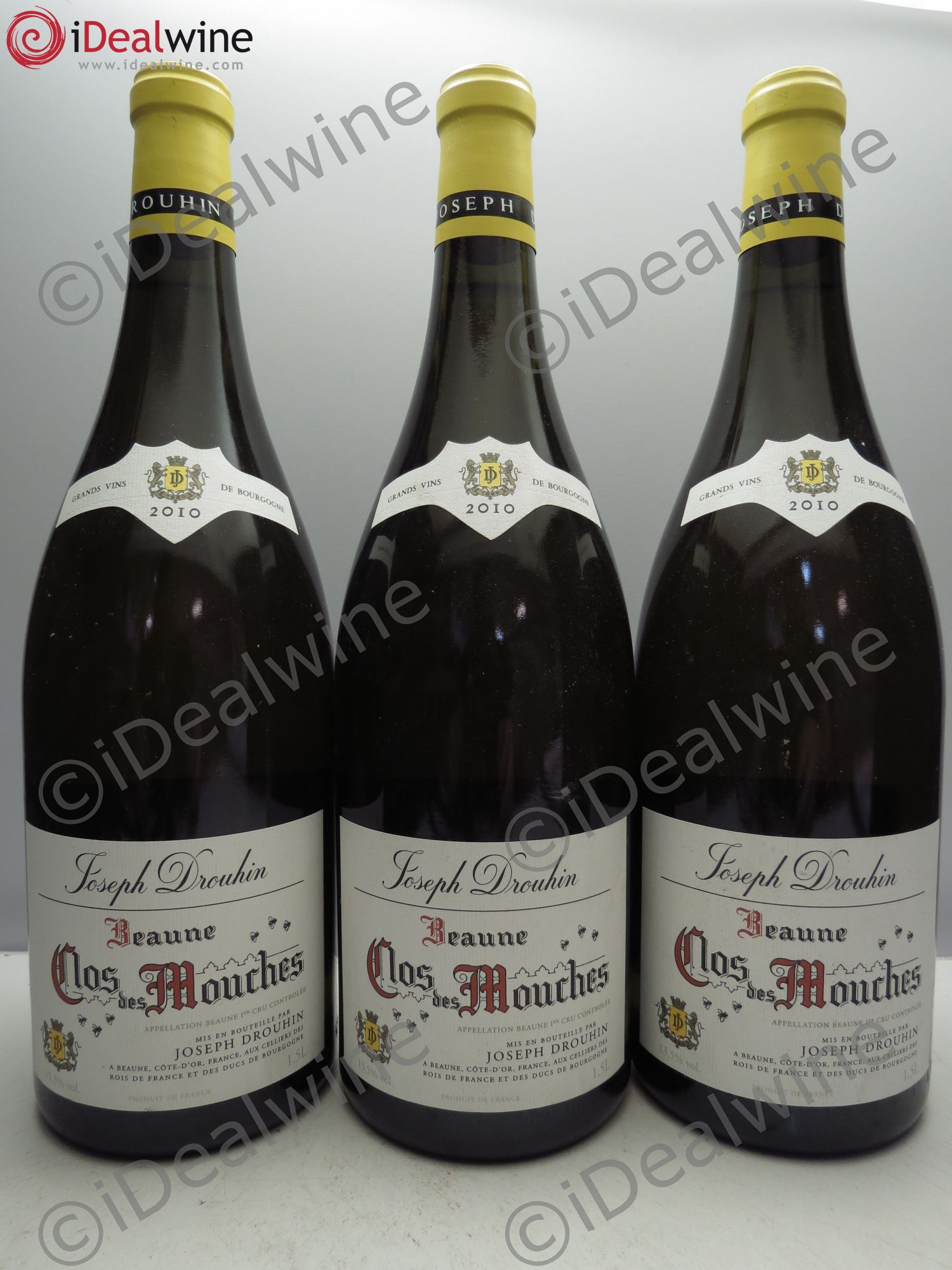 Beaune 1er Cru Clos des Mouches Joseph Drouhin 2010 - Lot de 3 magnums - 0