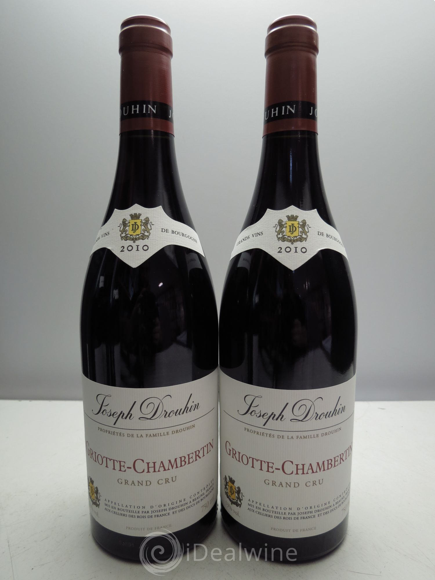 Griotte-Chambertin Grand Cru Joseph Drouhin (CBO sans couvercle) 2010 - Lot de 6 bouteilles - 2