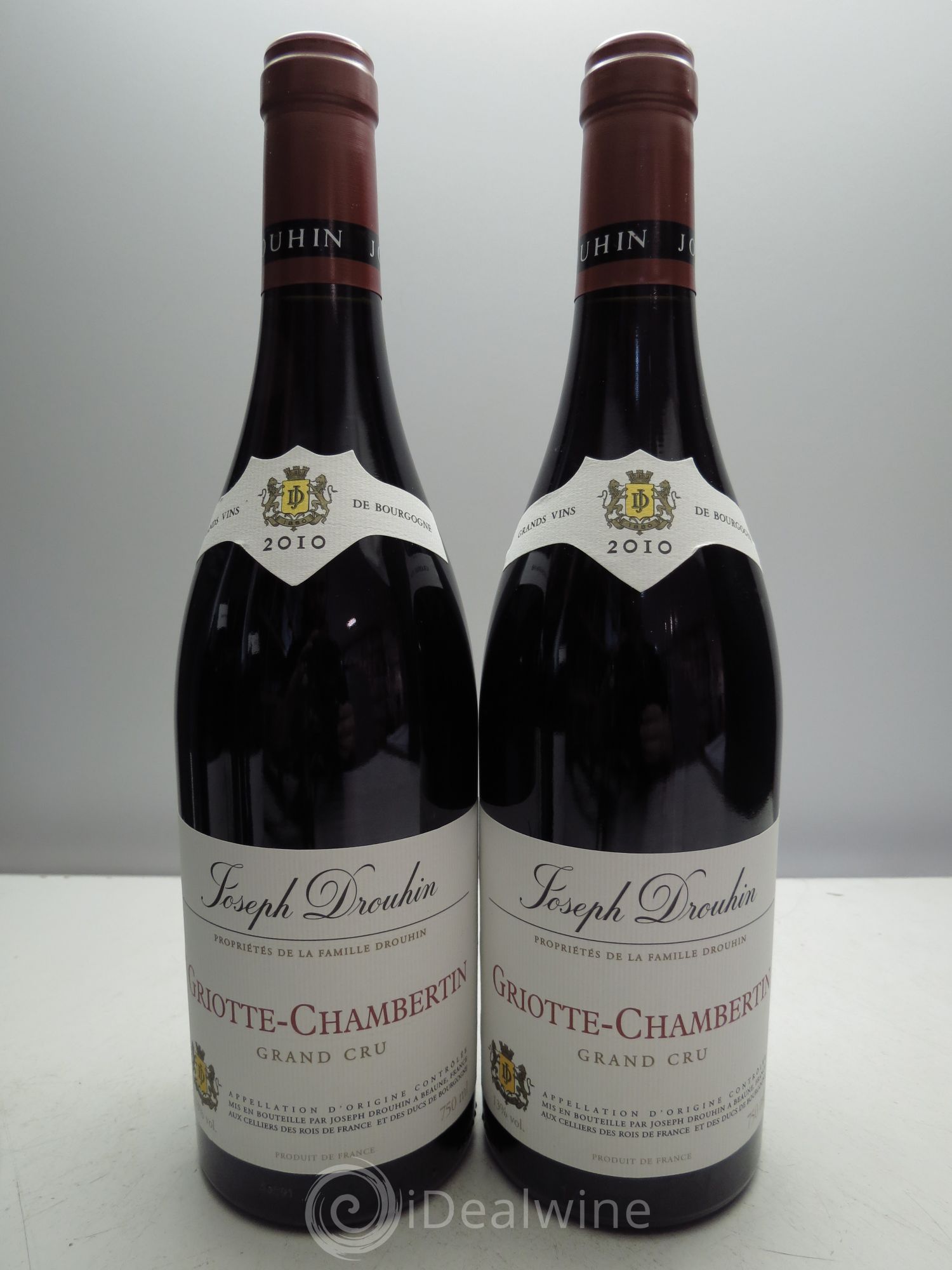 Griotte-Chambertin Grand Cru Joseph Drouhin (CBO sans couvercle) 2010 - Lot de 6 bouteilles - 3