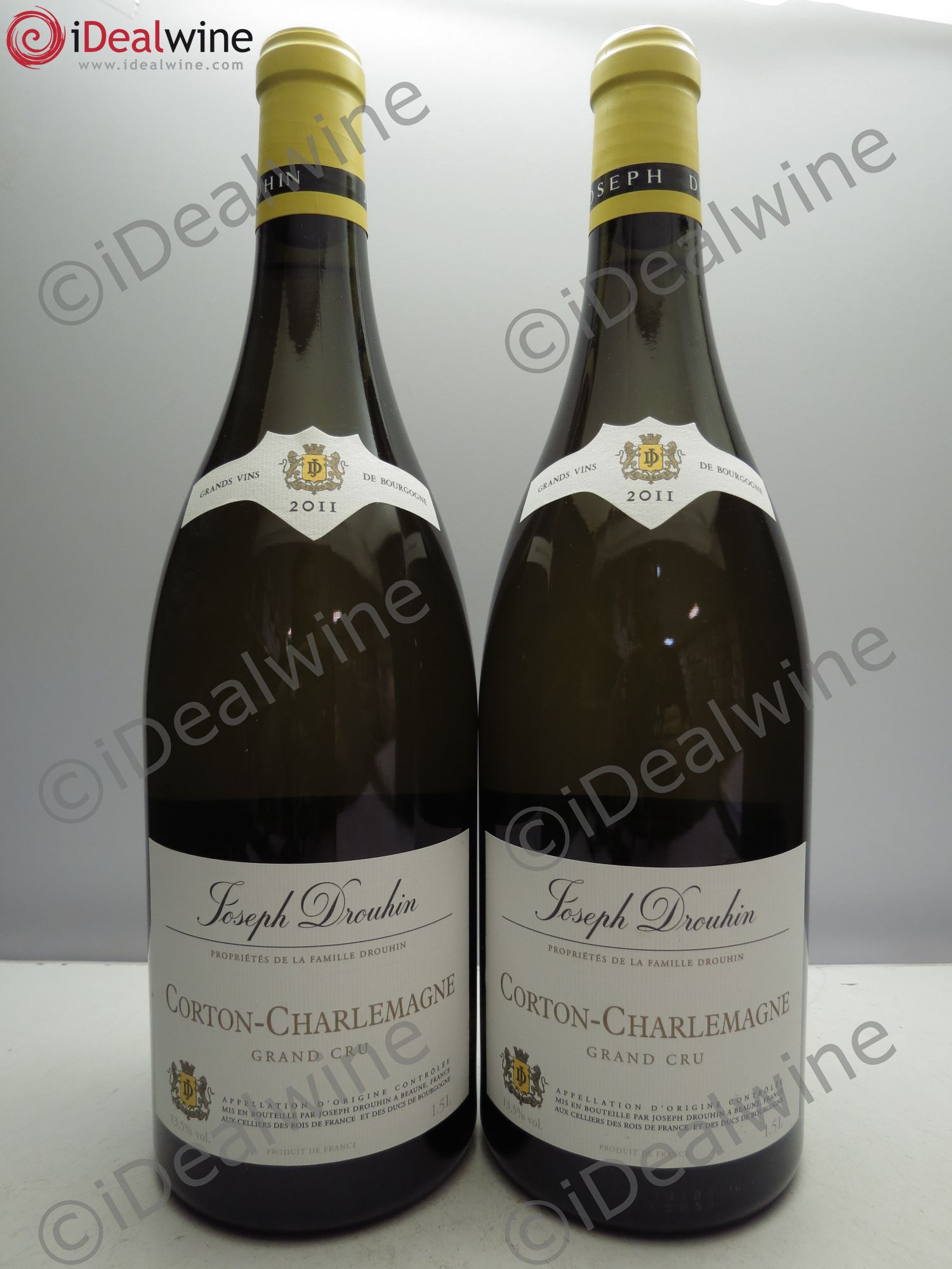 Corton-Charlemagne Grand Cru Joseph Drouhin 2011 - Lot de 2 magnums - 0