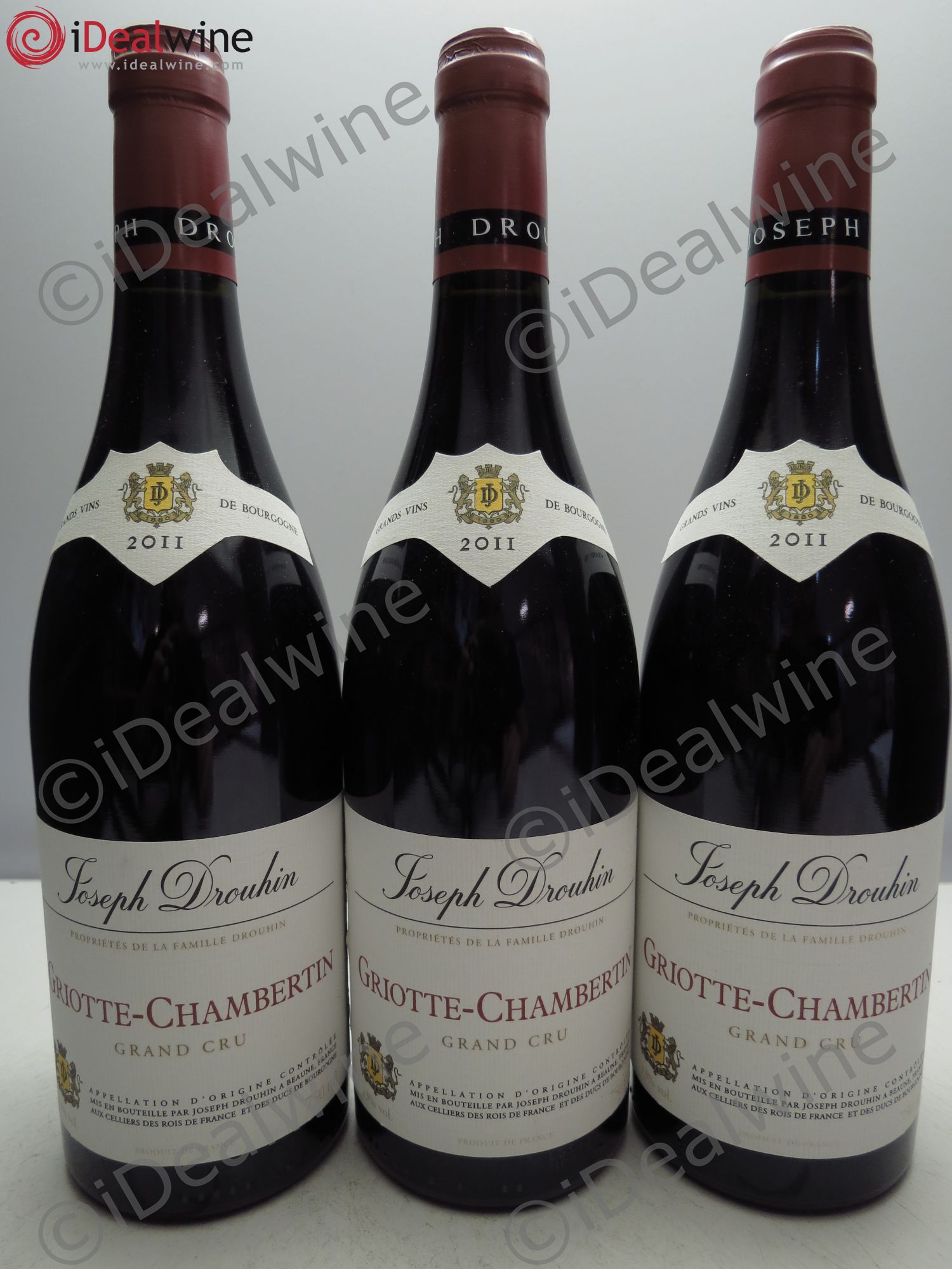 Griotte-Chambertin Grand Cru Joseph Drouhin 2011 - Lot de 3 bouteilles - 0
