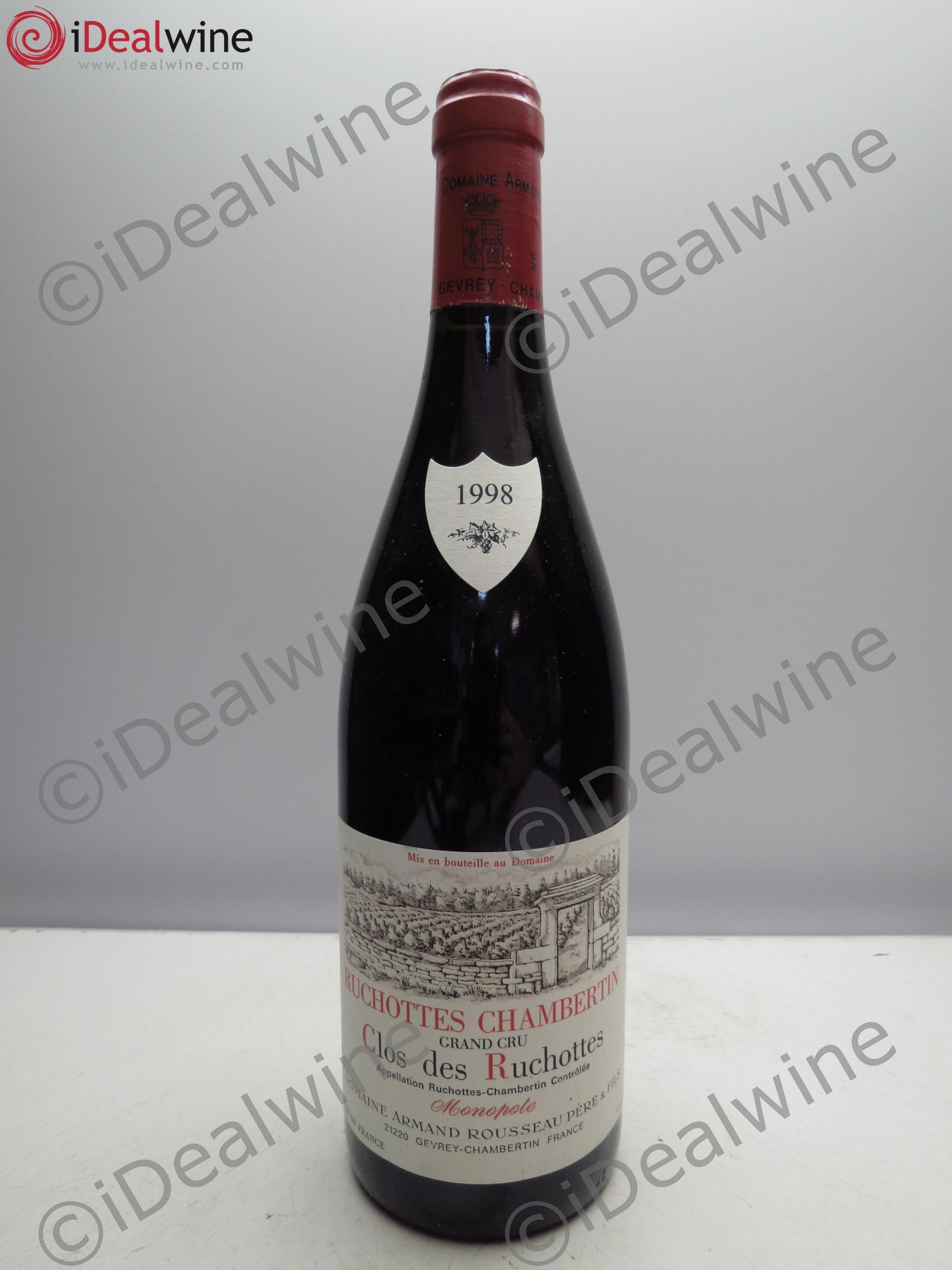 Ruchottes-Chambertin Grand Cru Clos des Ruchottes Armand Rousseau (Domaine) 1998 - Lotto di 1 bottiglia - 0