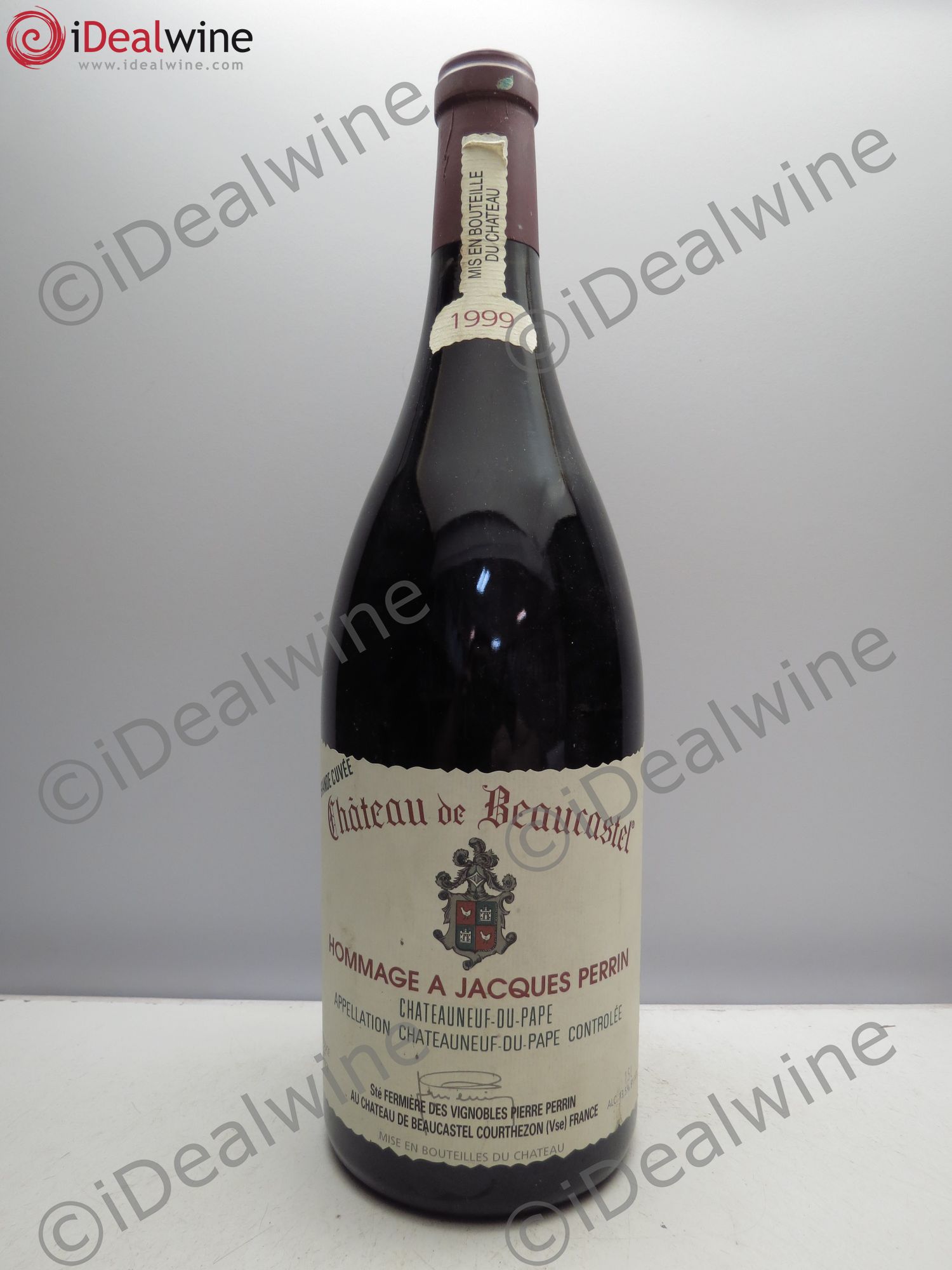 Châteauneuf-du-Pape Château de Beaucastel Hommage à Jacques Perrin Famille Perrin 1999 - Lot de 1 magnum - 0