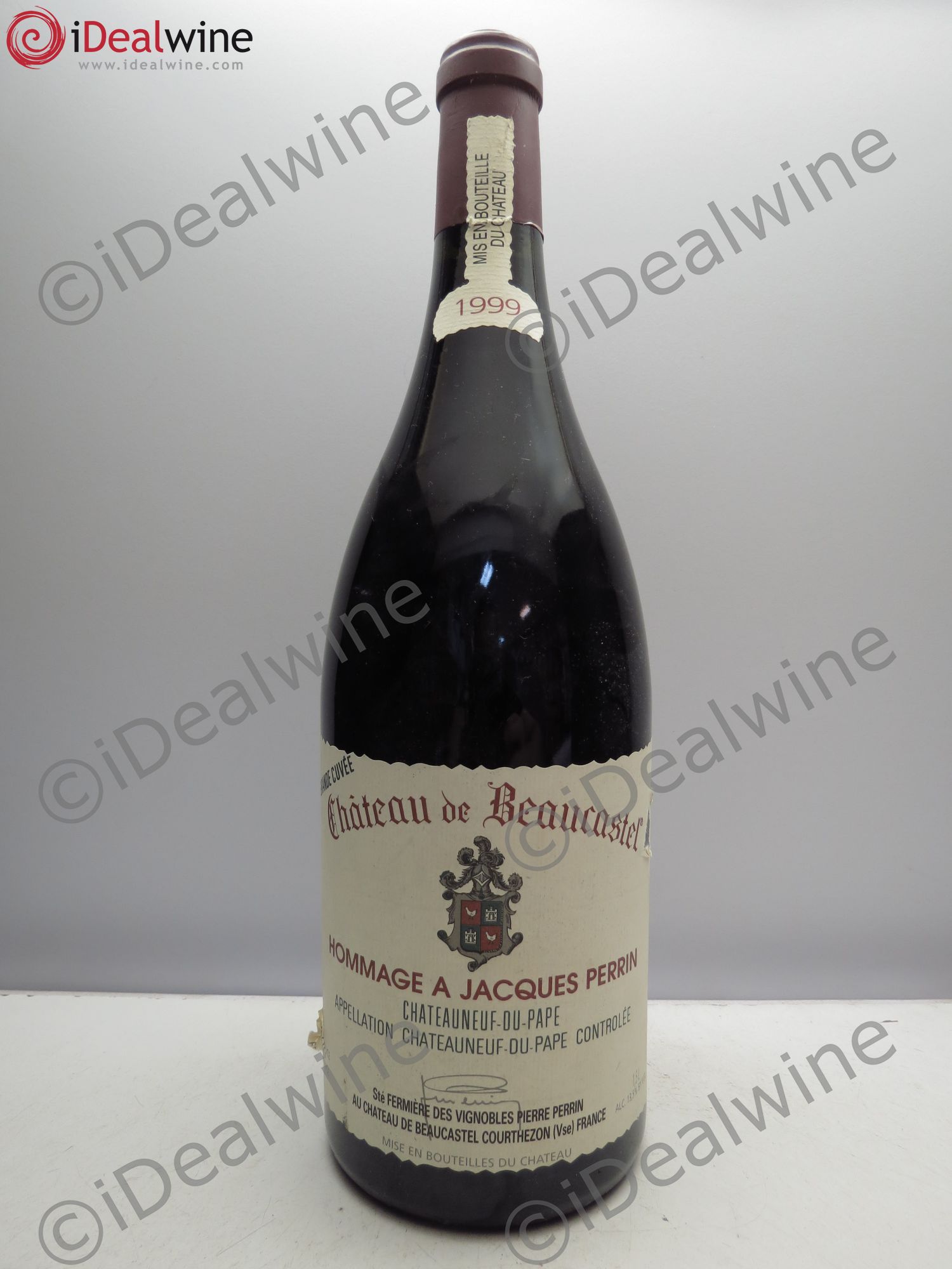 Châteauneuf-du-Pape Château de Beaucastel Hommage à Jacques Perrin Famille Perrin 1999 - Lot de 1 magnum - 0
