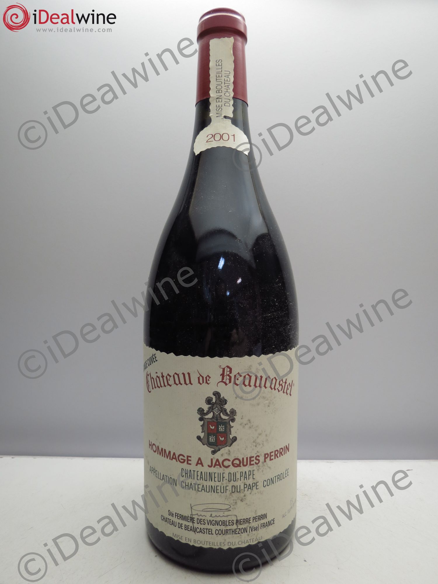 Châteauneuf-du-Pape Château de Beaucastel Hommage à Jacques Perrin Famille Perrin 2001 - Lot de 1 magnum - 0