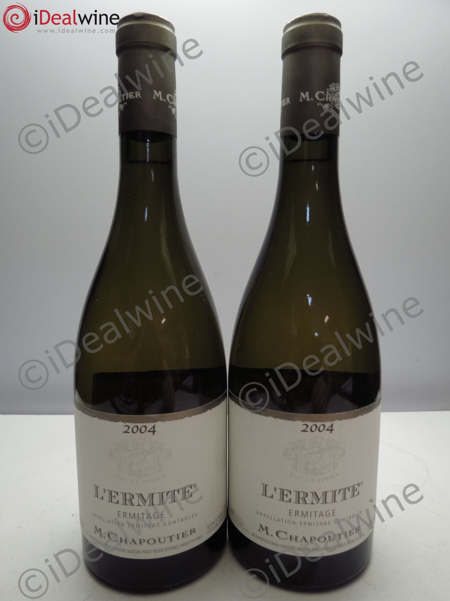 Hermitage Ermitage l'Ermite Chapoutier 2004 - Lot de 2 bouteilles - 0