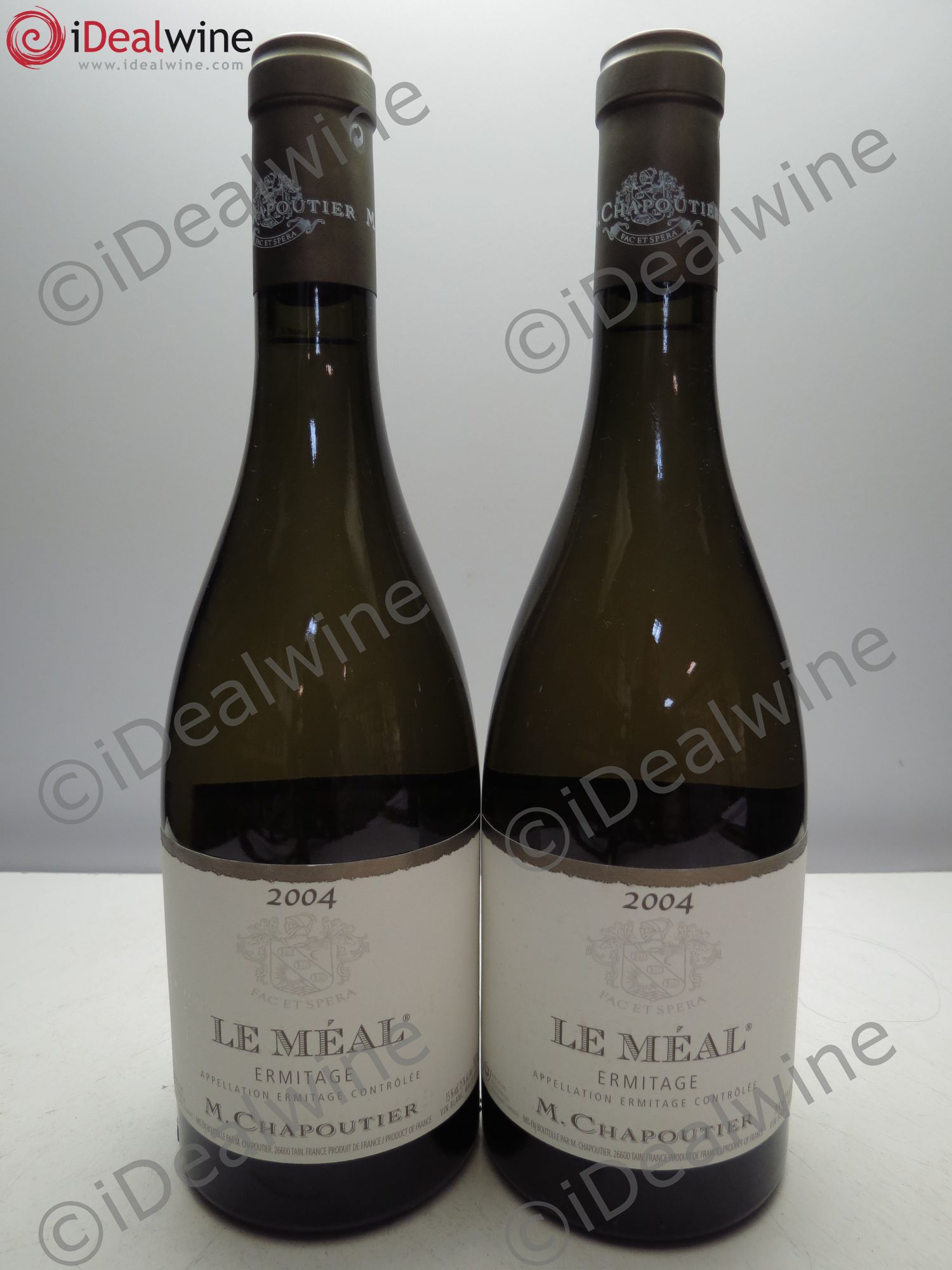 Hermitage Ermitage Le Méal Chapoutier 2004 - Lot de 2 bouteilles - 0